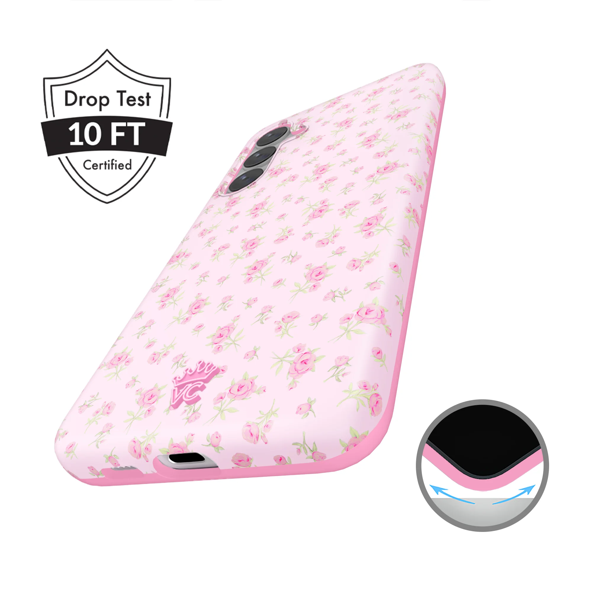 Dainty Pink Floral Samsung Case - Image 39