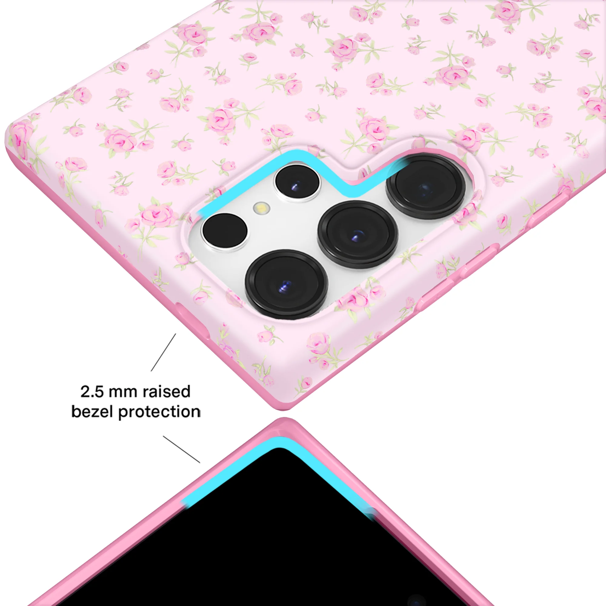 Dainty Pink Floral Samsung Case - Image 42