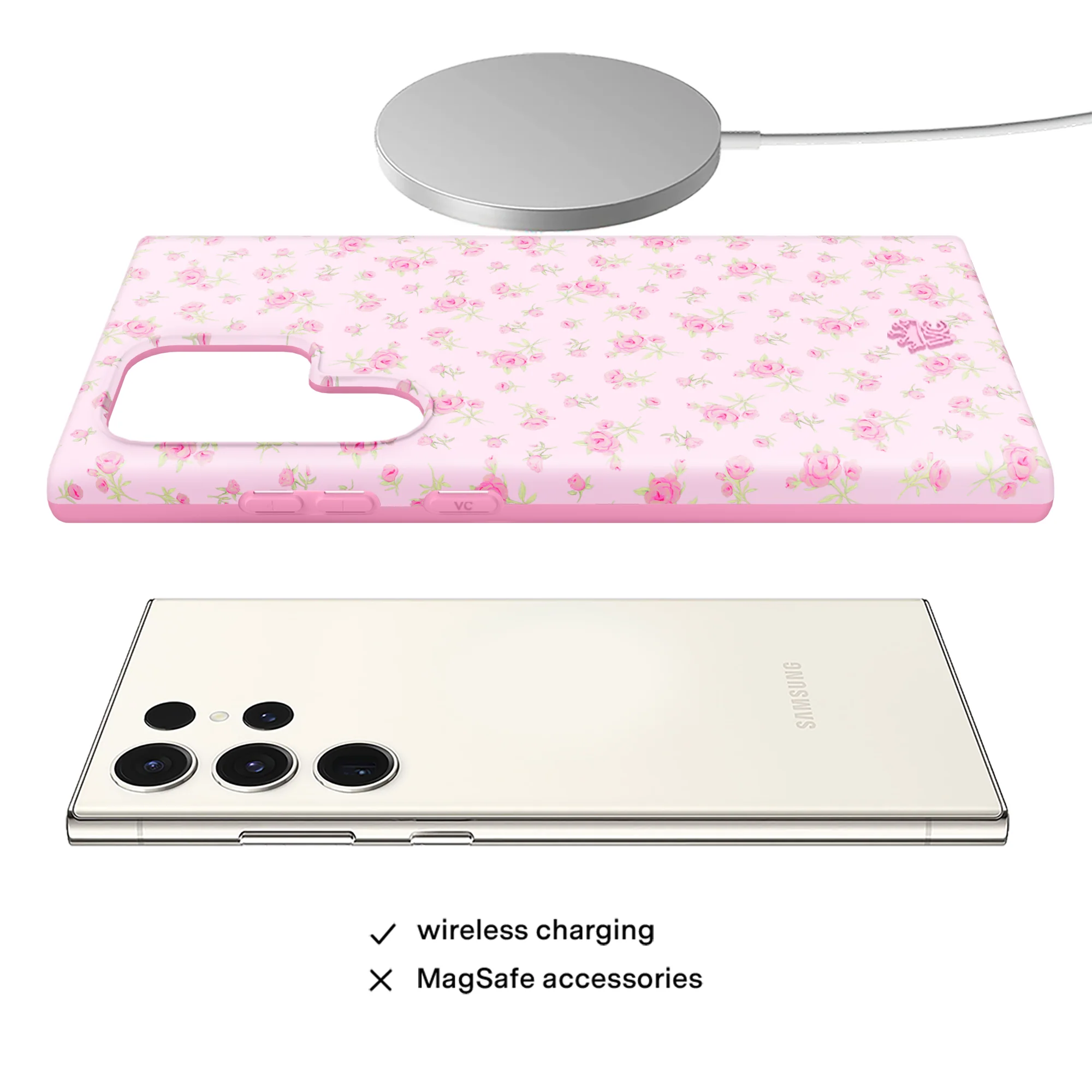 Dainty Pink Floral Samsung Case - Image 43
