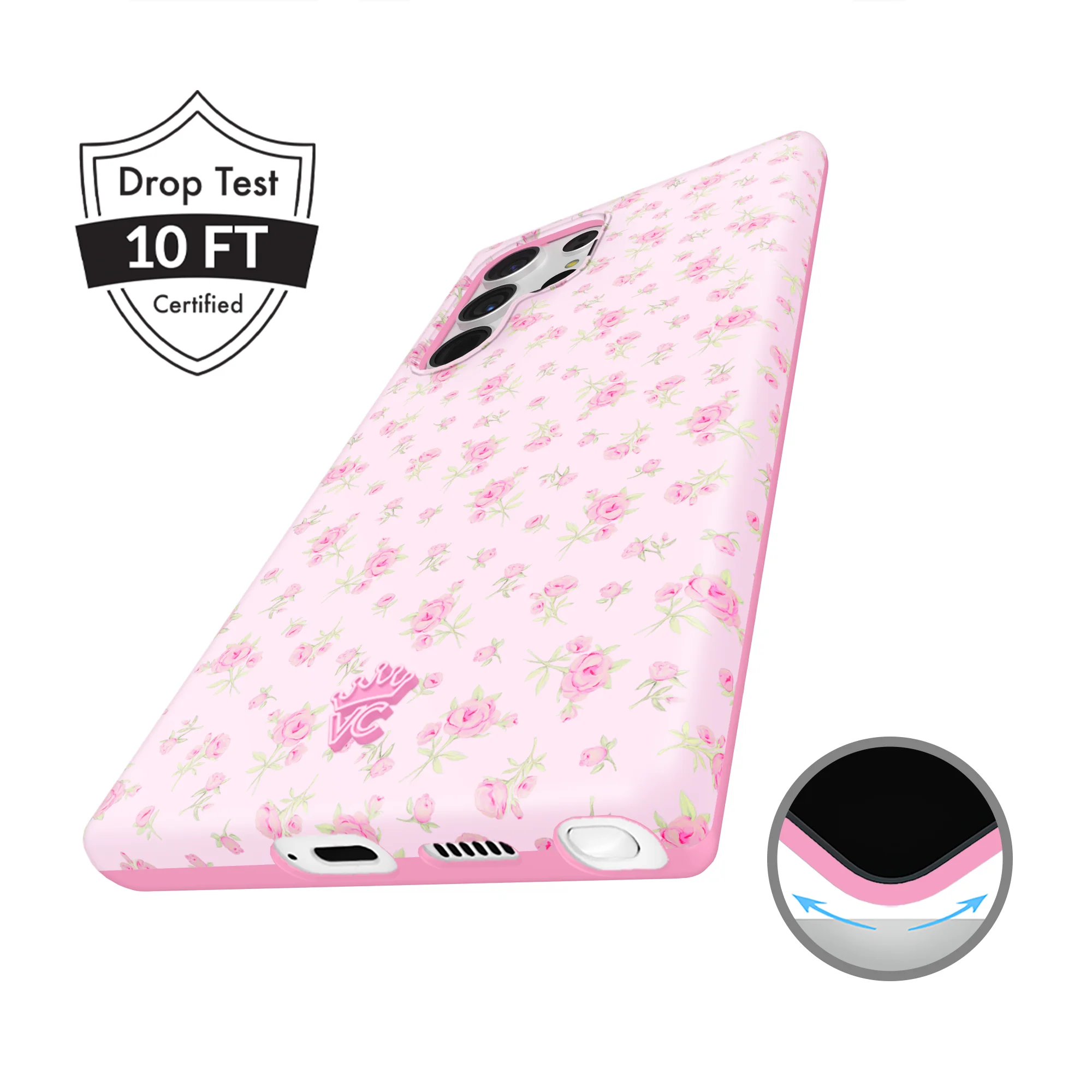 Dainty Pink Floral Samsung Case - Image 44