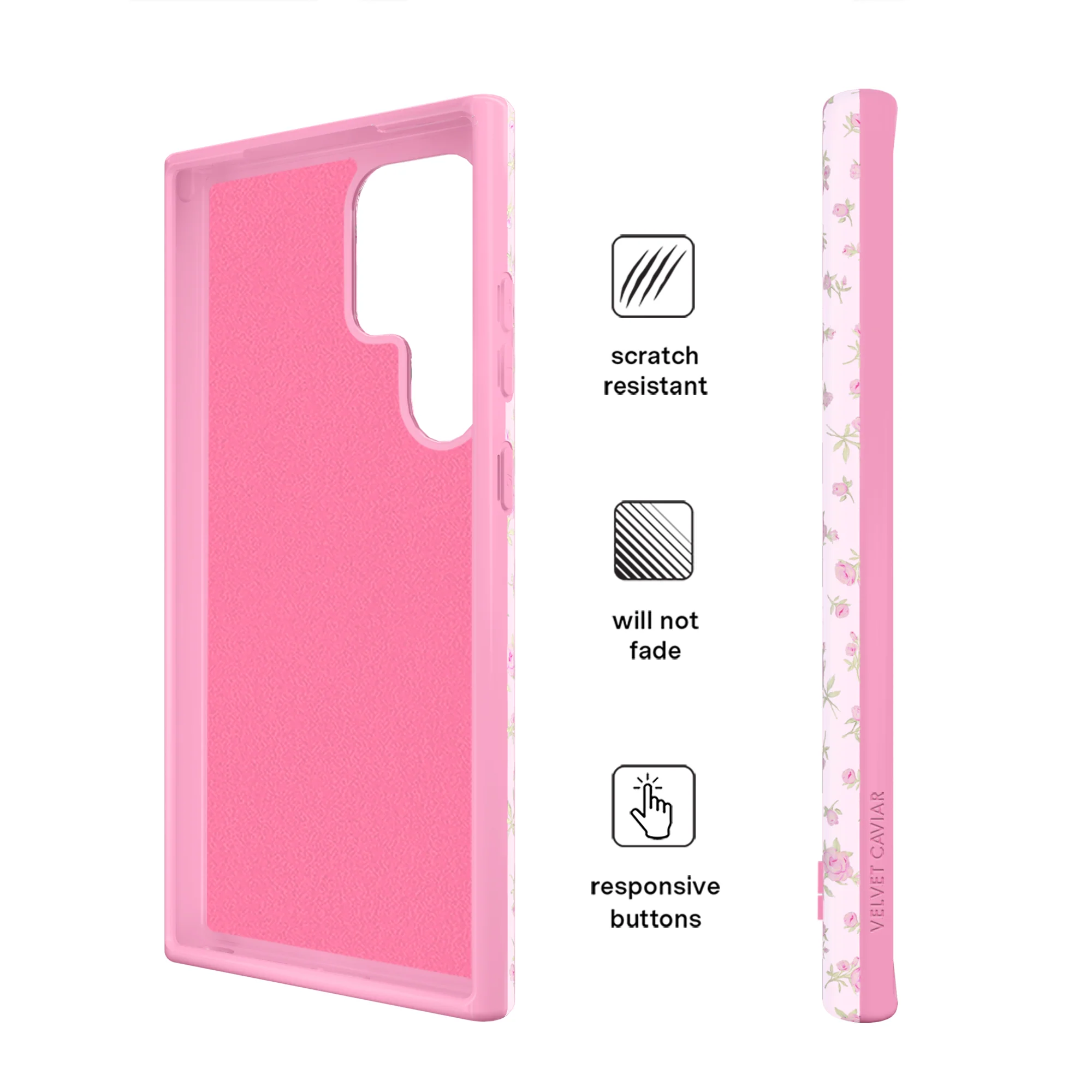 Dainty Pink Floral Samsung Case - Image 45