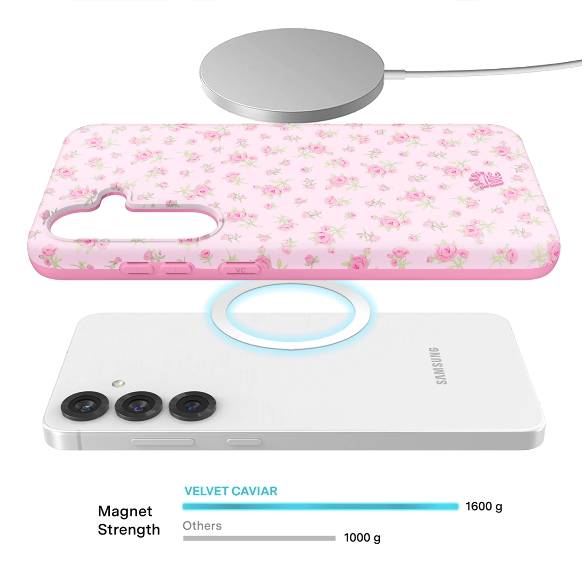 Dainty Pink Floral Samsung Case - Image 48