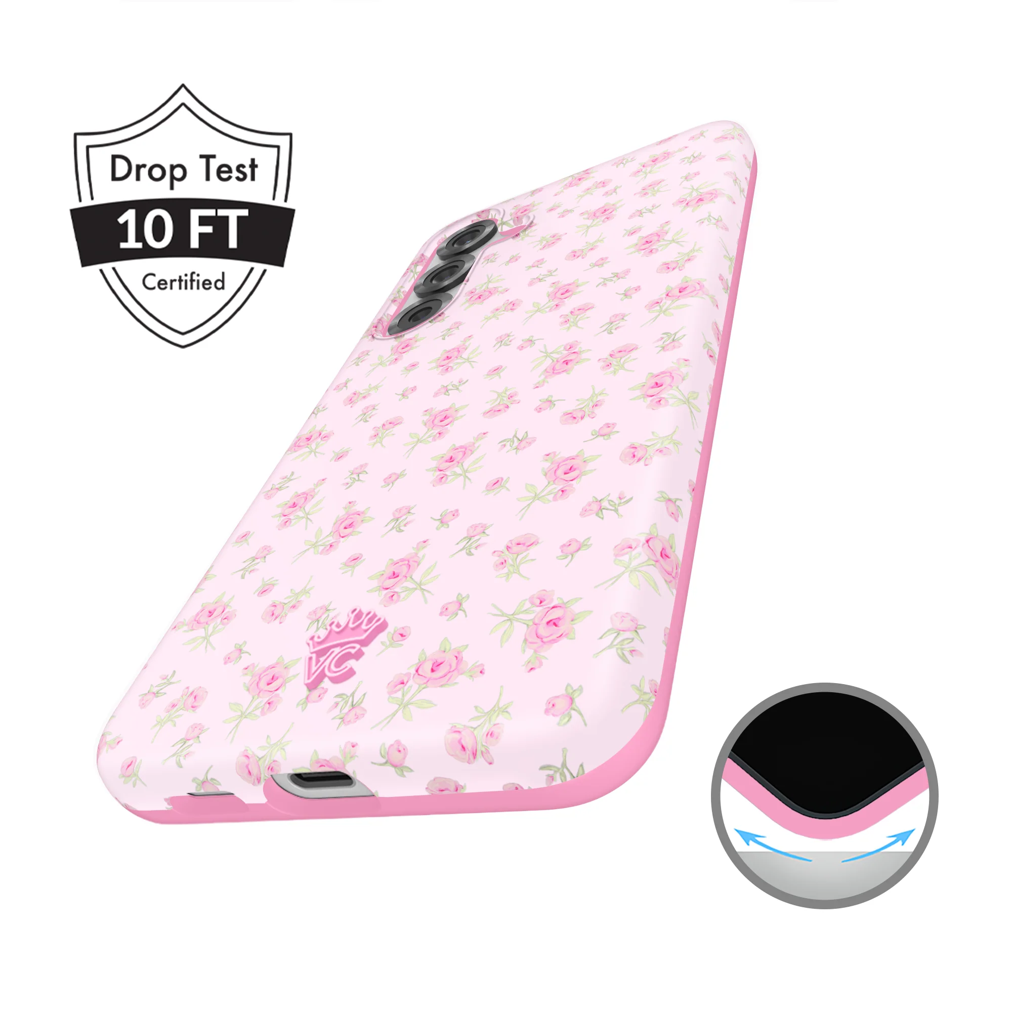 Dainty Pink Floral Samsung Case - Image 49
