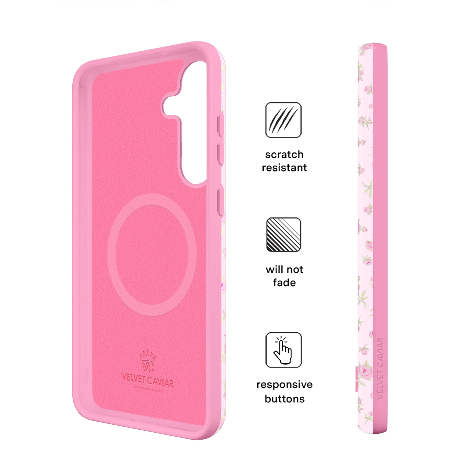 Dainty Pink Floral Samsung Case - Image 50