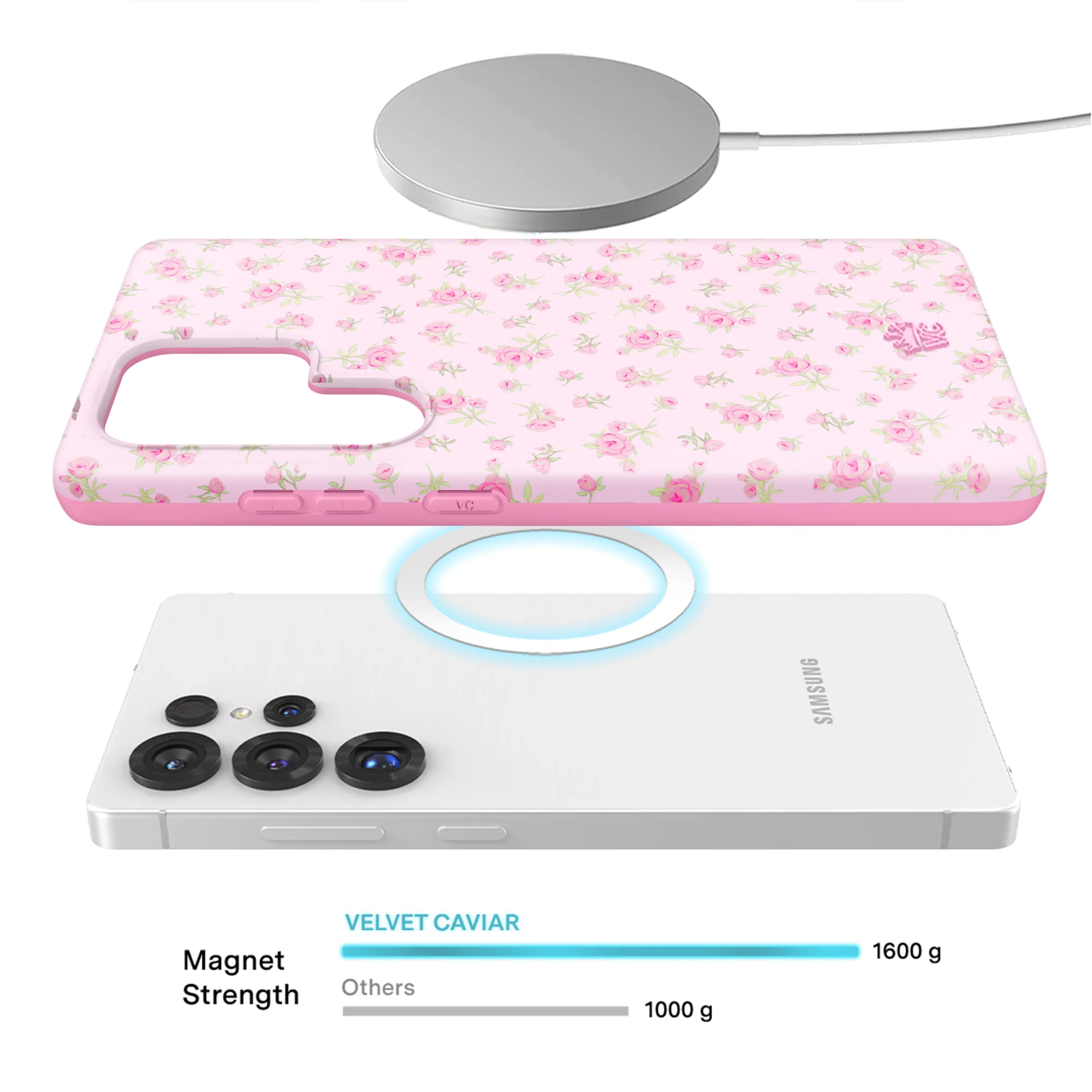 Dainty Pink Floral Samsung Case - Image 58