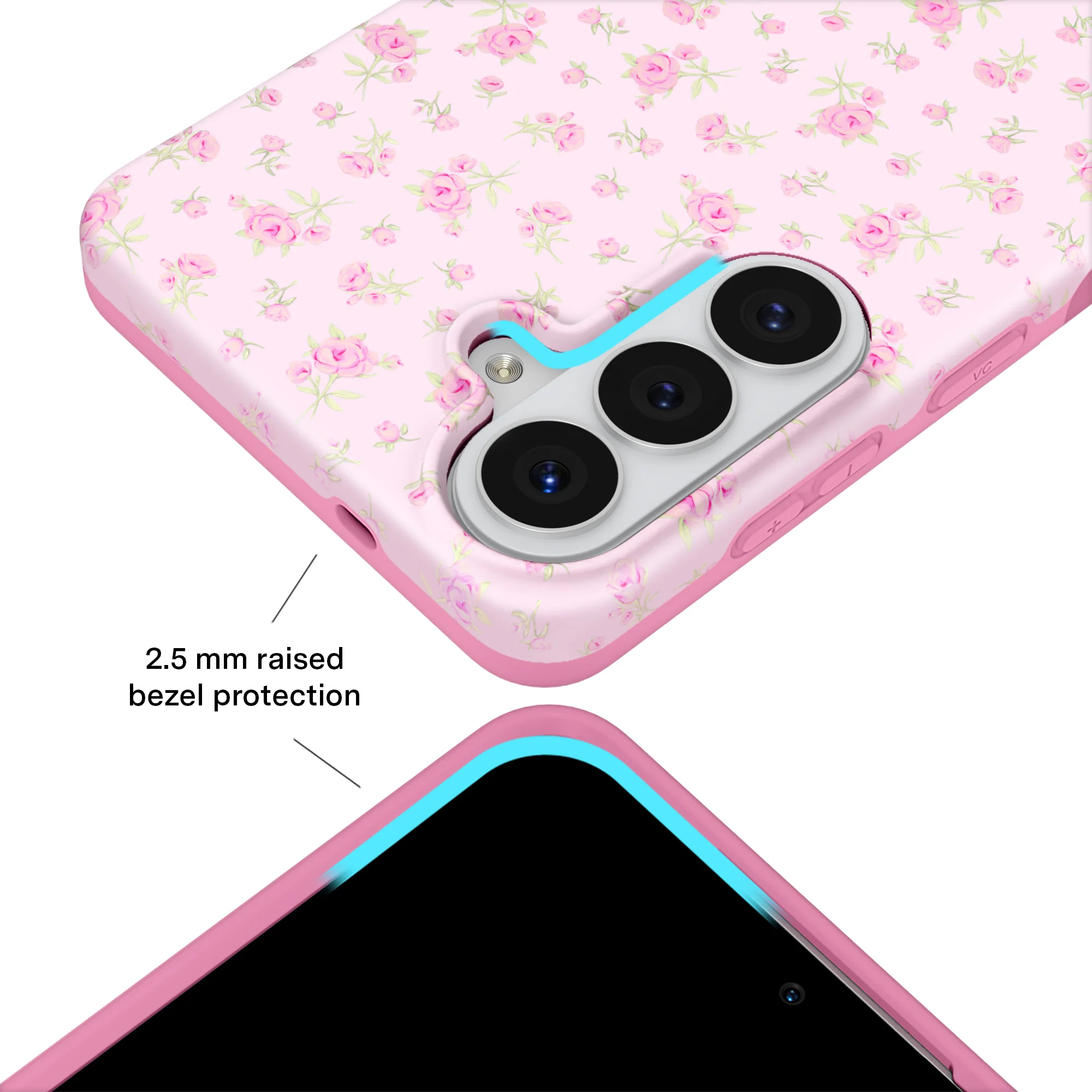 Dainty Pink Floral Samsung Case - Image 62