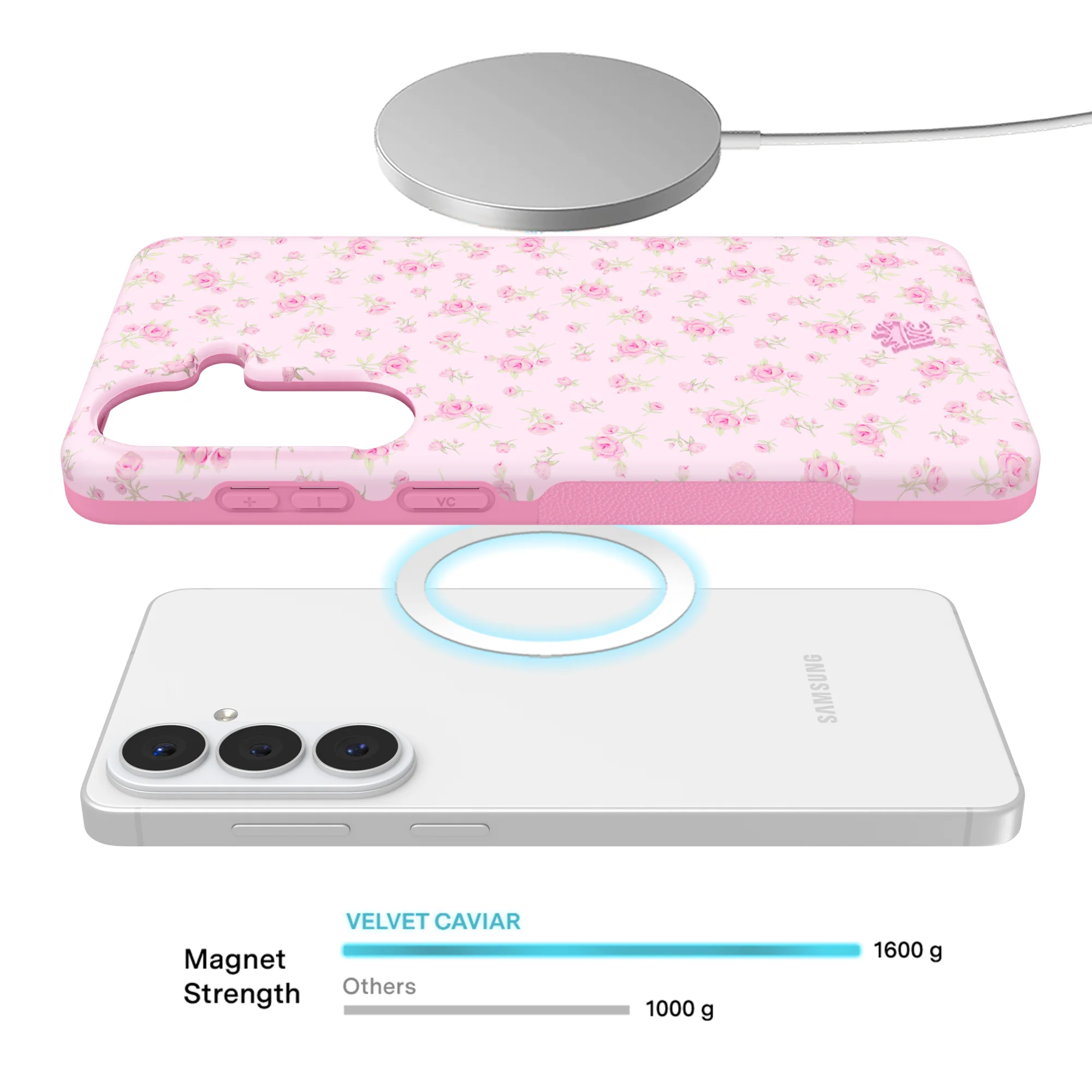 Dainty Pink Floral Samsung Case - Image 68
