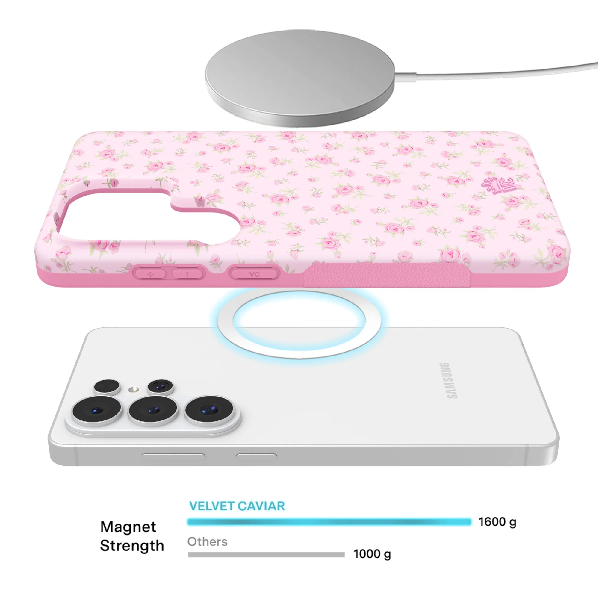 Dainty Pink Floral Samsung Case - Image 73