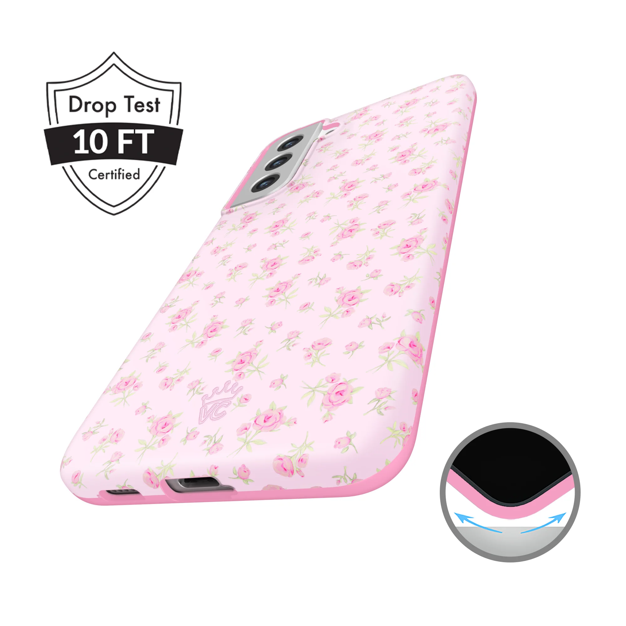 Dainty Pink Floral Samsung Case - Image 9