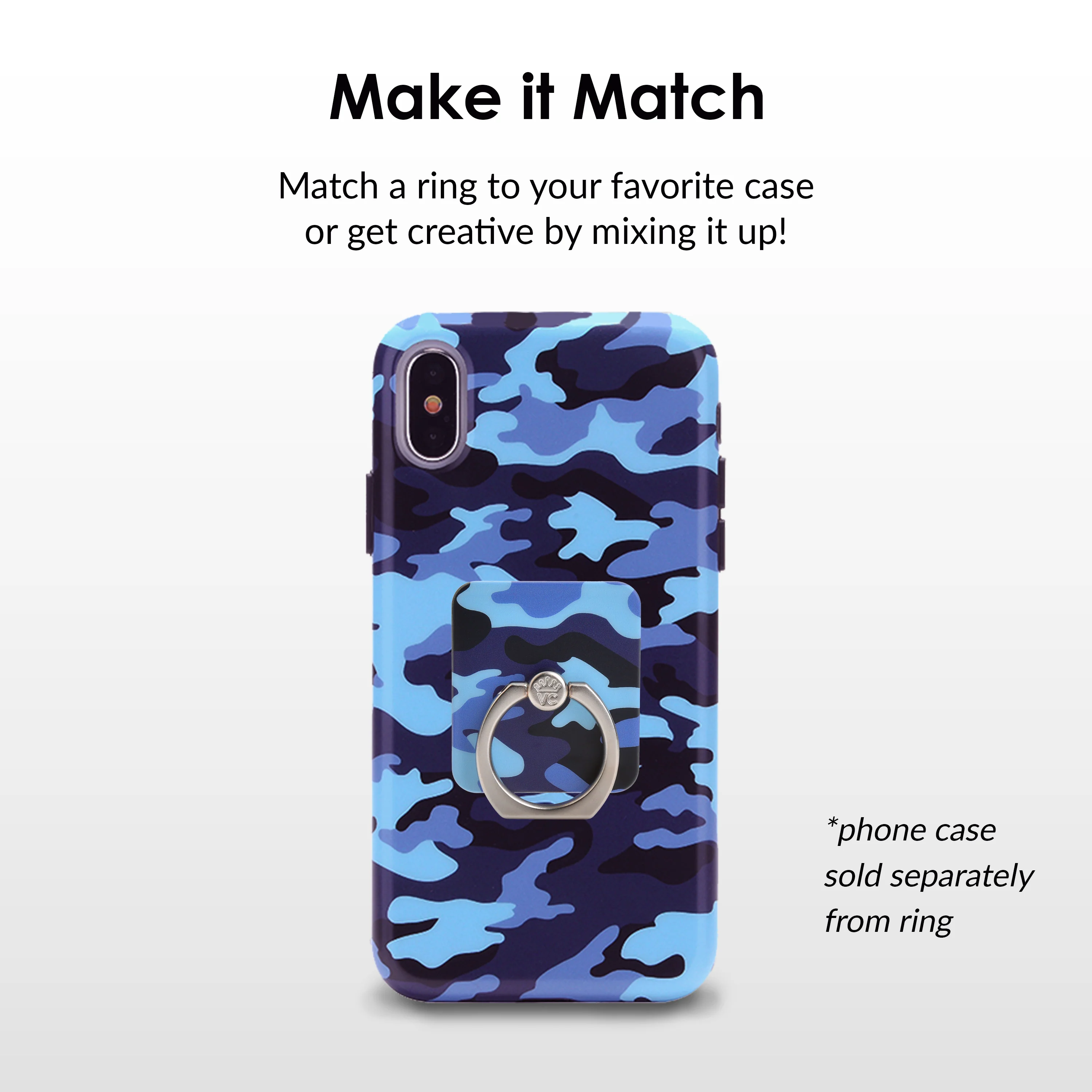 Deep Blue Camo Ring - Image 2
