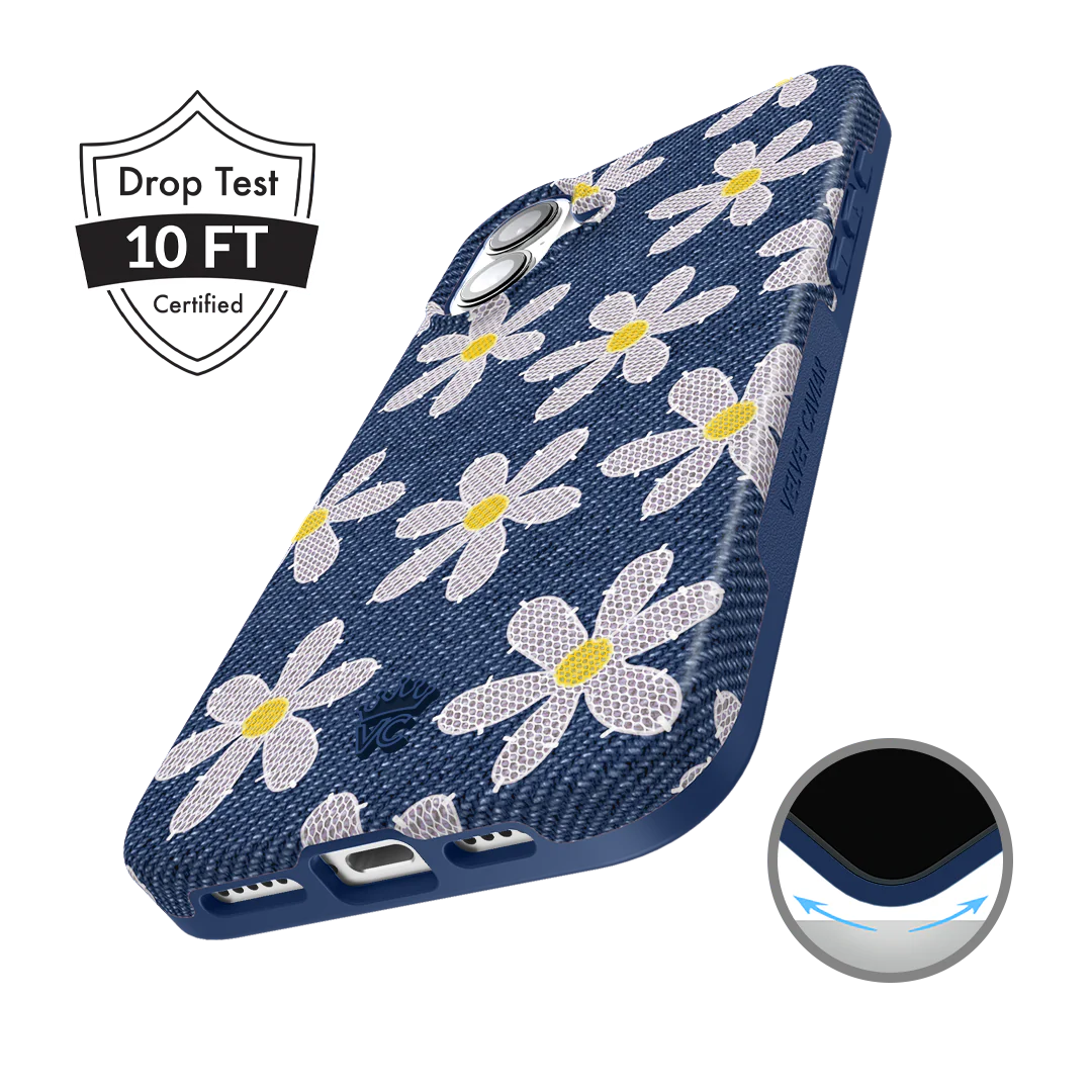 Denim Daisy iPhone Case - Image 5