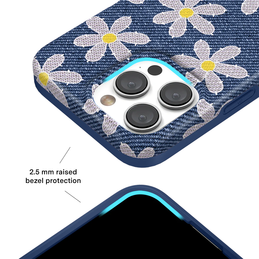 Denim Daisy iPhone Case - Image 66