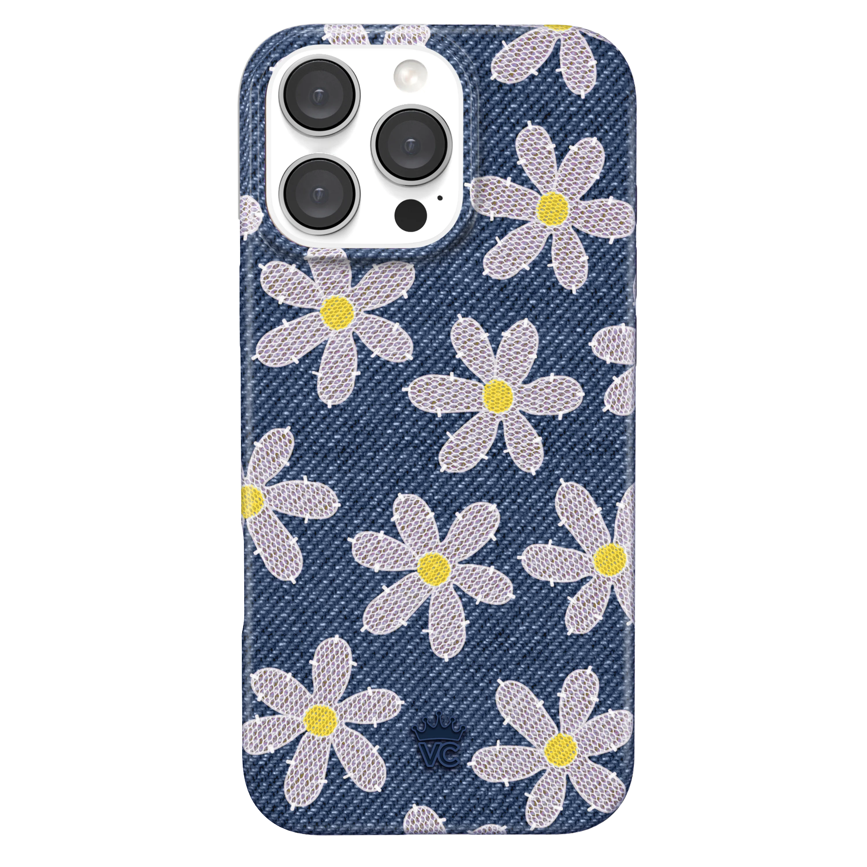 Denim Daisy iPhone Case - Image 8