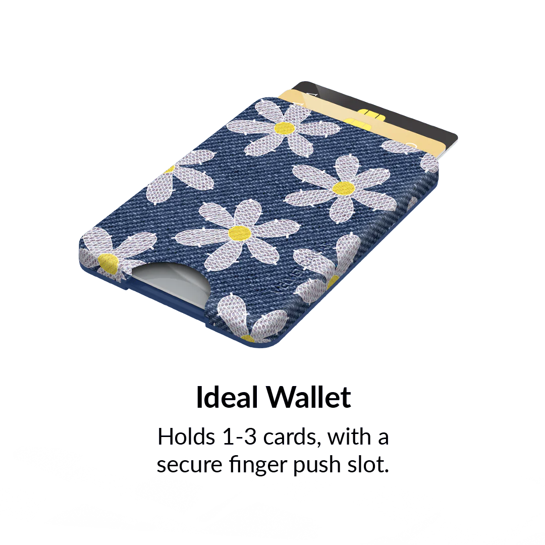 Denim Daisy MagSafe Wallet - Image 4