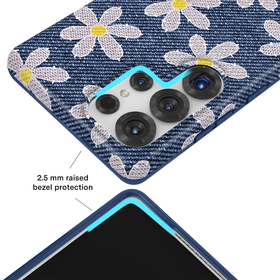 Denim Daisy Samsung Case - Image 17
