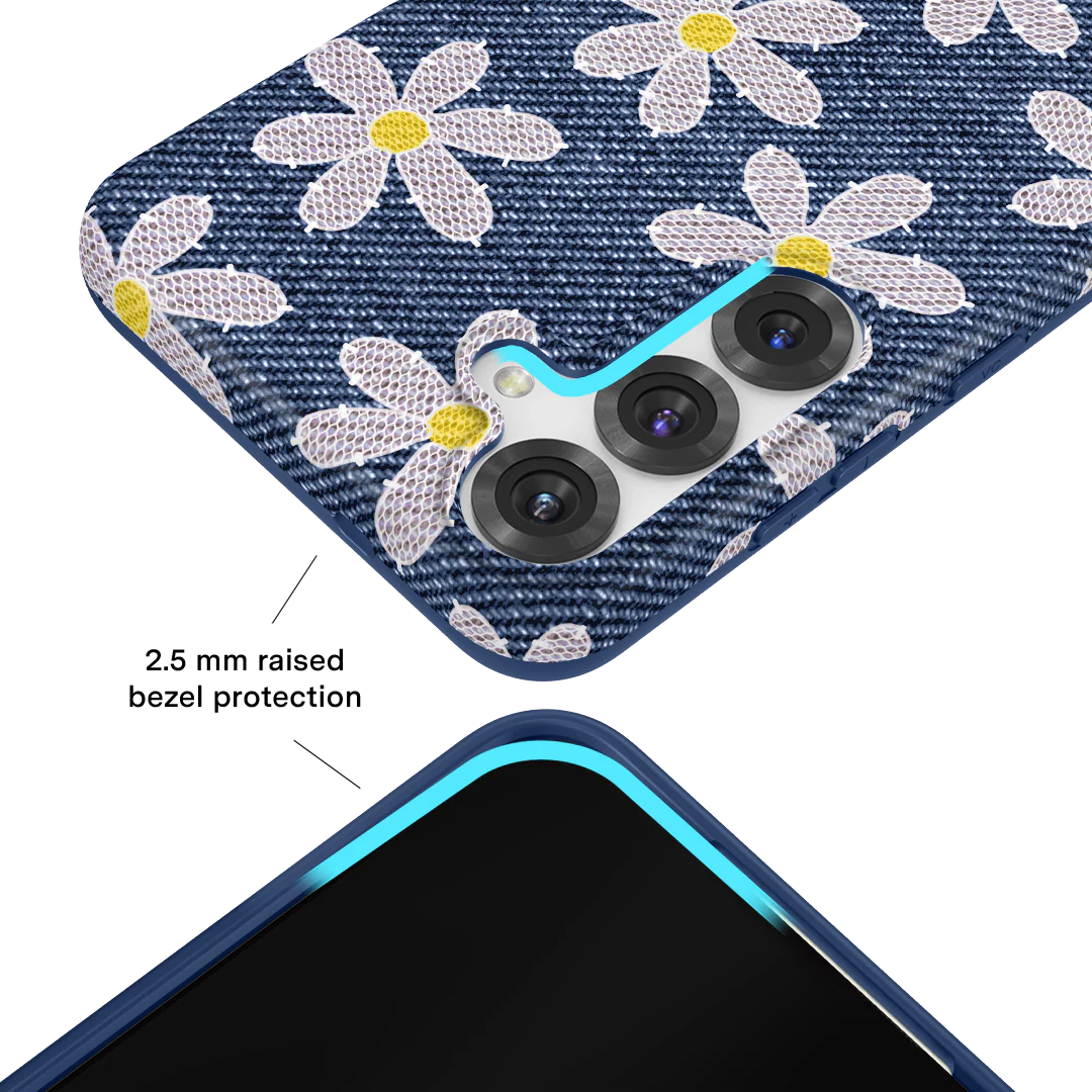 Denim Daisy Samsung Case - Image 3