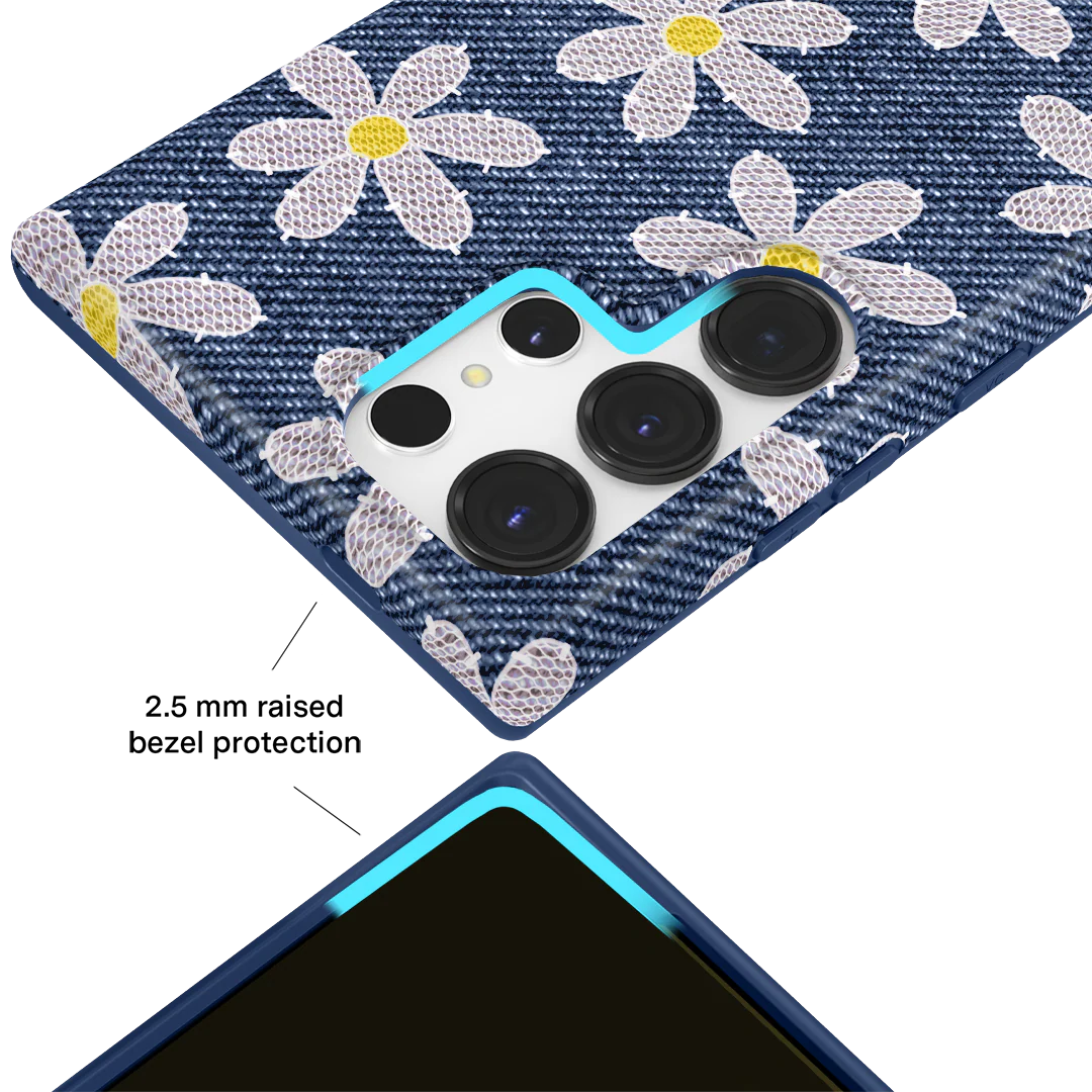 Denim Daisy Samsung Case - Image 38