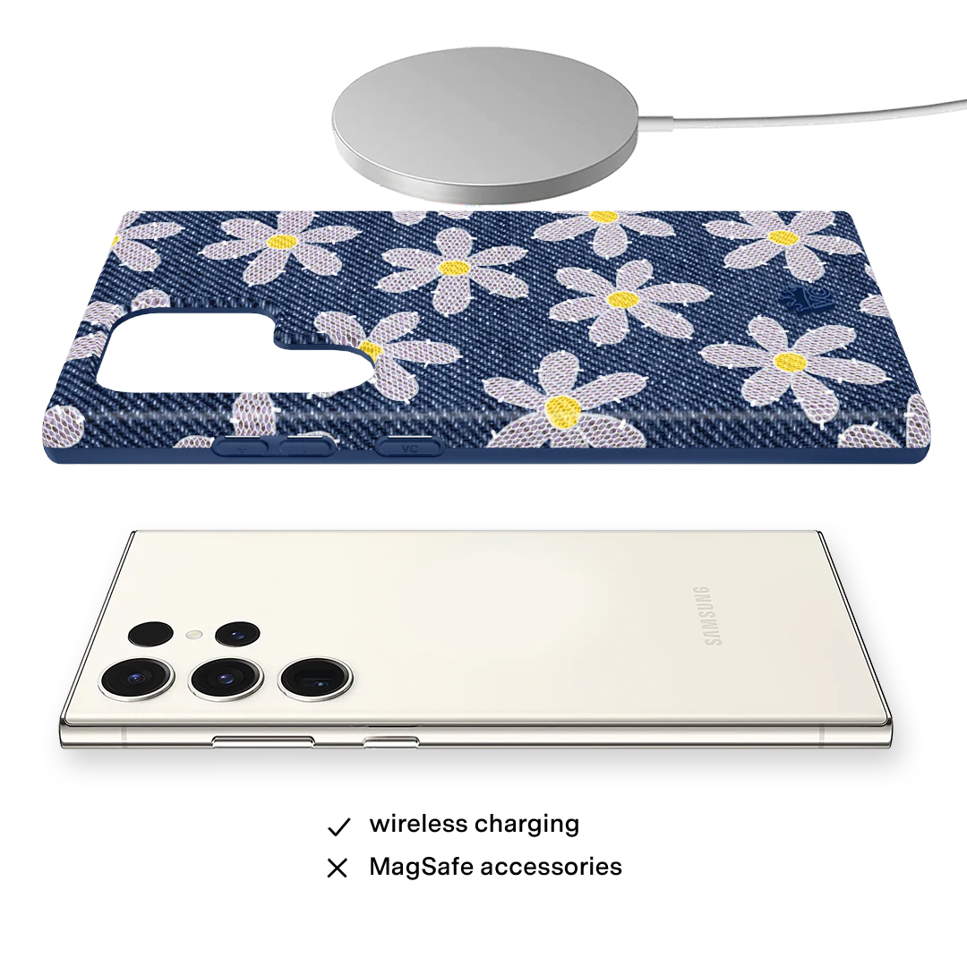 Denim Daisy Samsung Case - Image 39