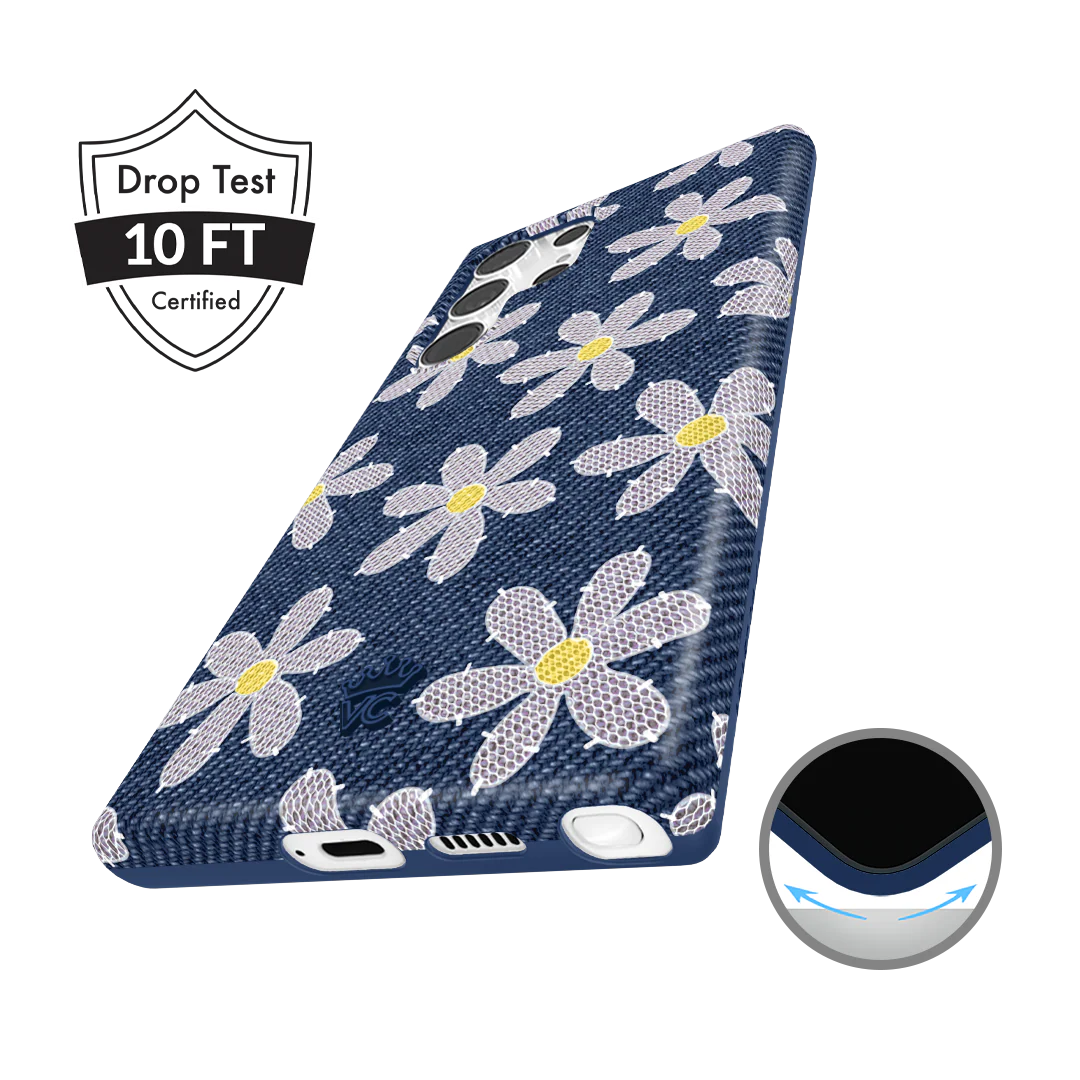 Denim Daisy Samsung Case - Image 40