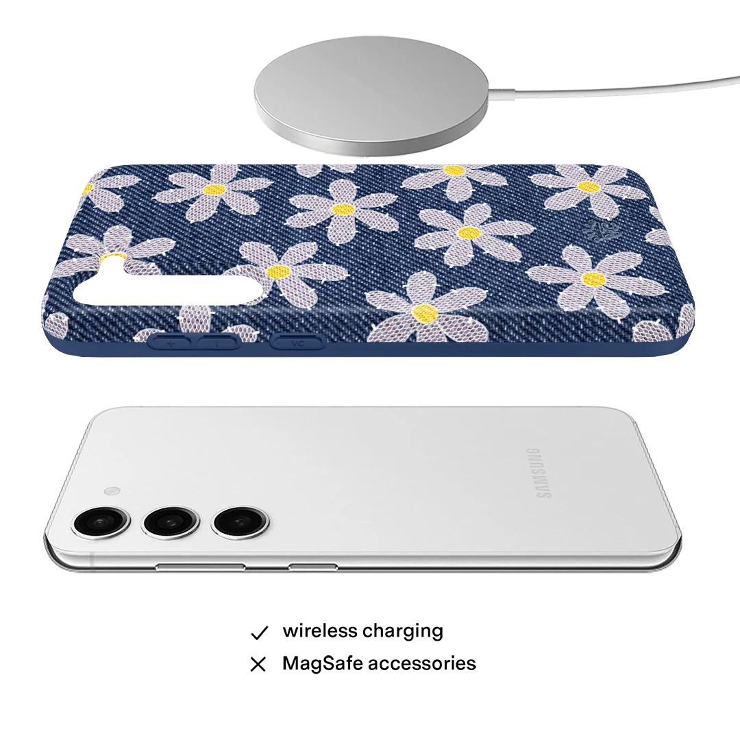 Denim Daisy Samsung Case - Image 46