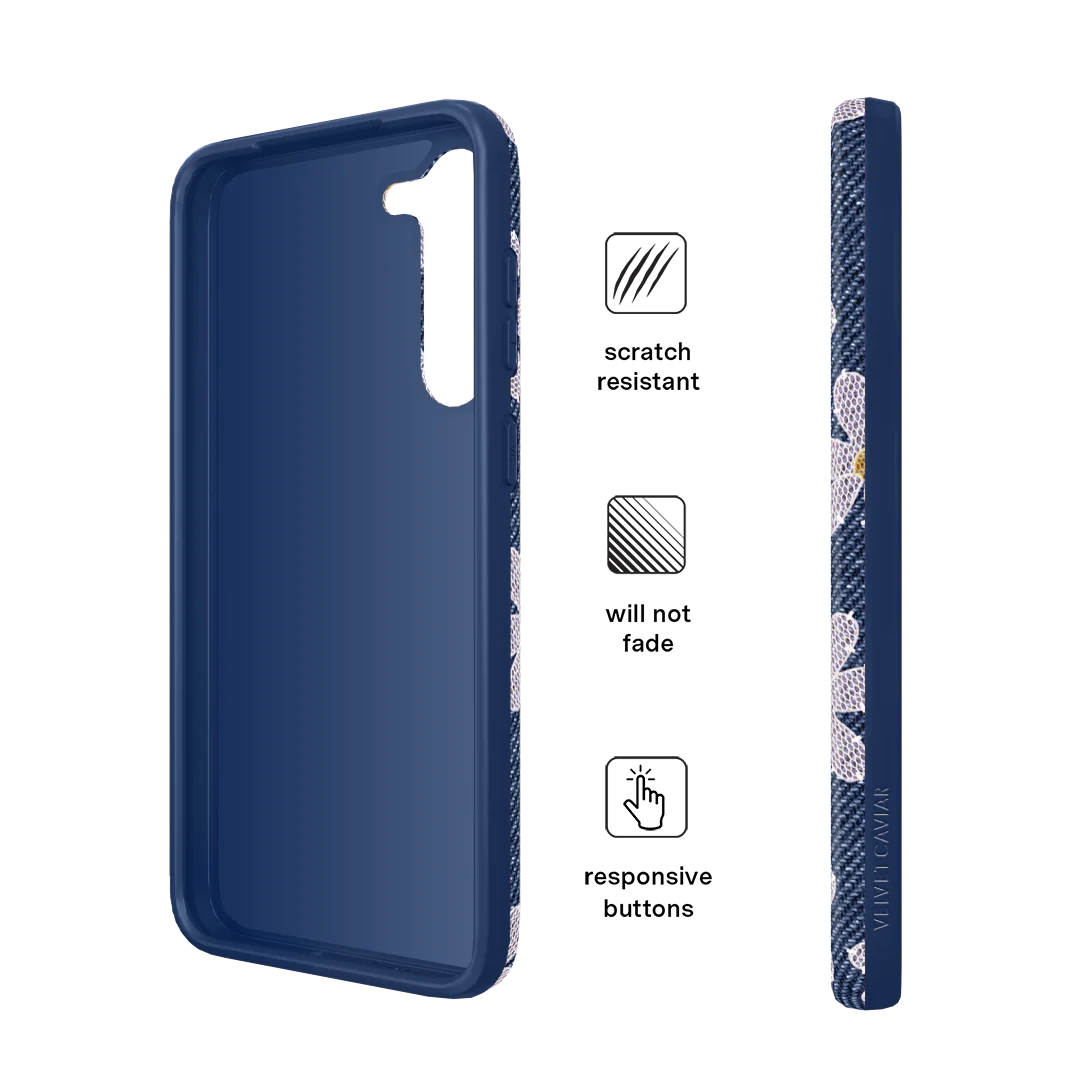 Denim Daisy Samsung Case - Image 48