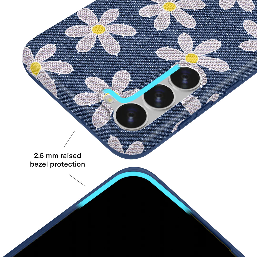 Denim Daisy Samsung Case - Image 52