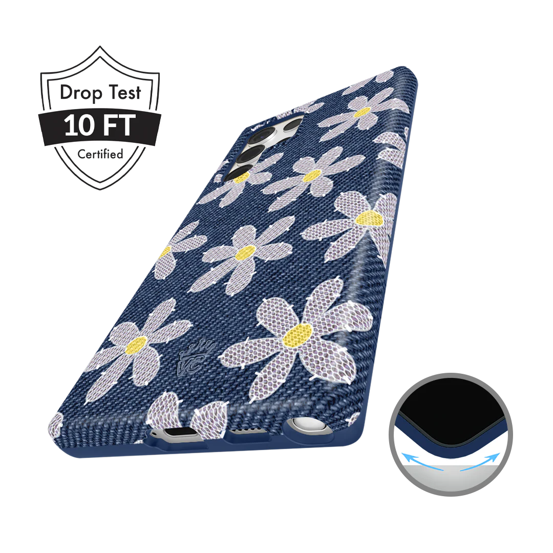Denim Daisy Samsung Case - Image 61