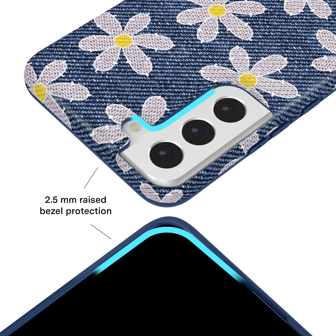 Denim Daisy Samsung Case - Image 66
