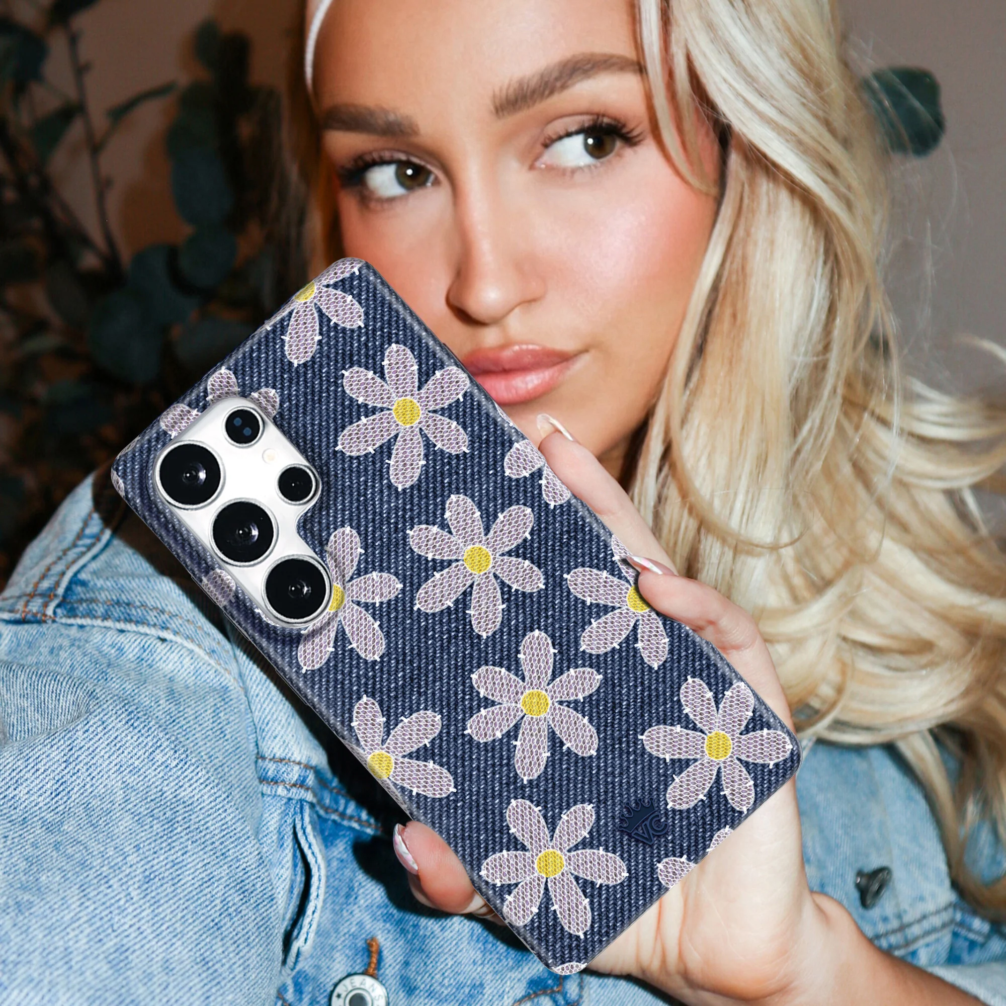 Denim Daisy Samsung Case - Image 72