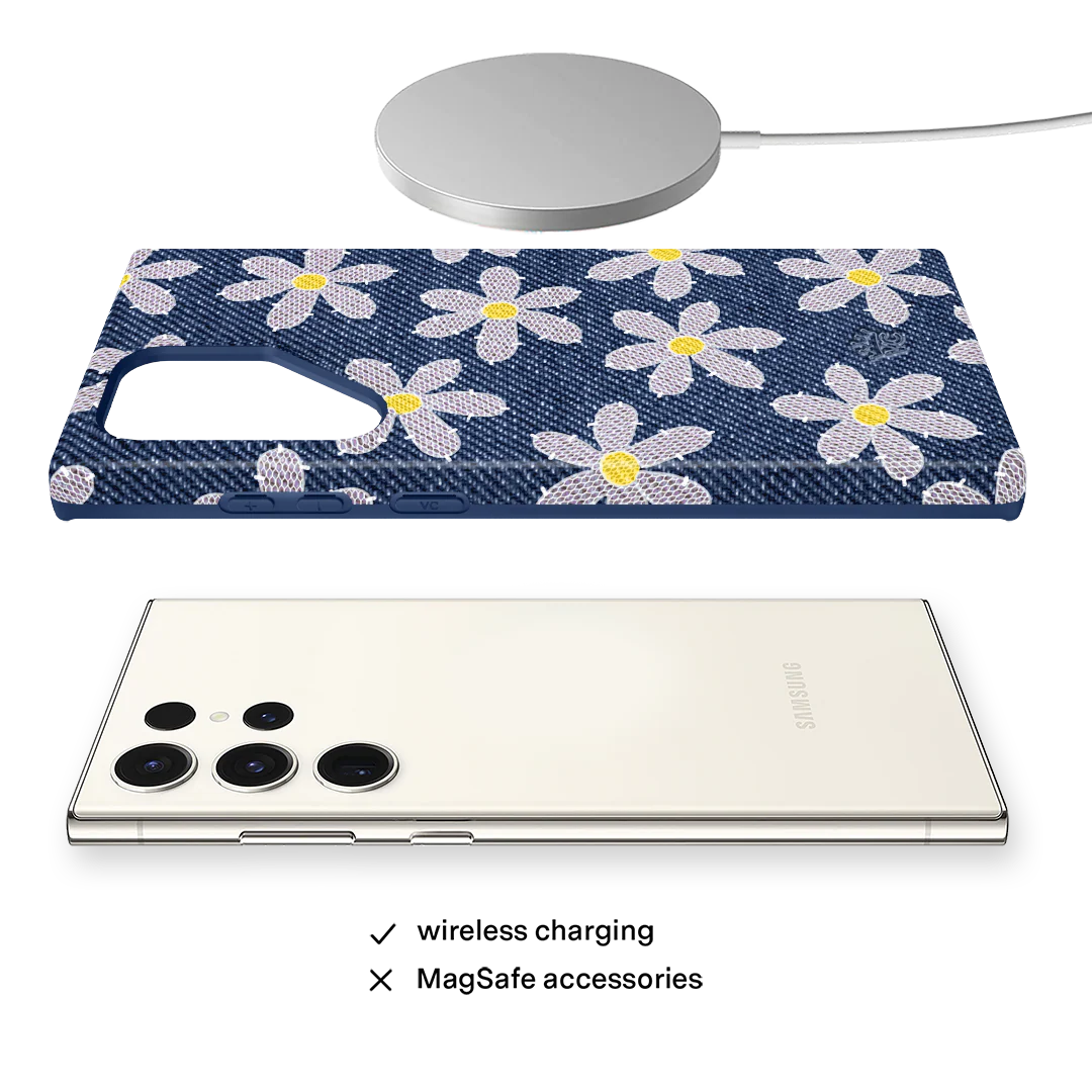 Denim Daisy Samsung Case - Image 81