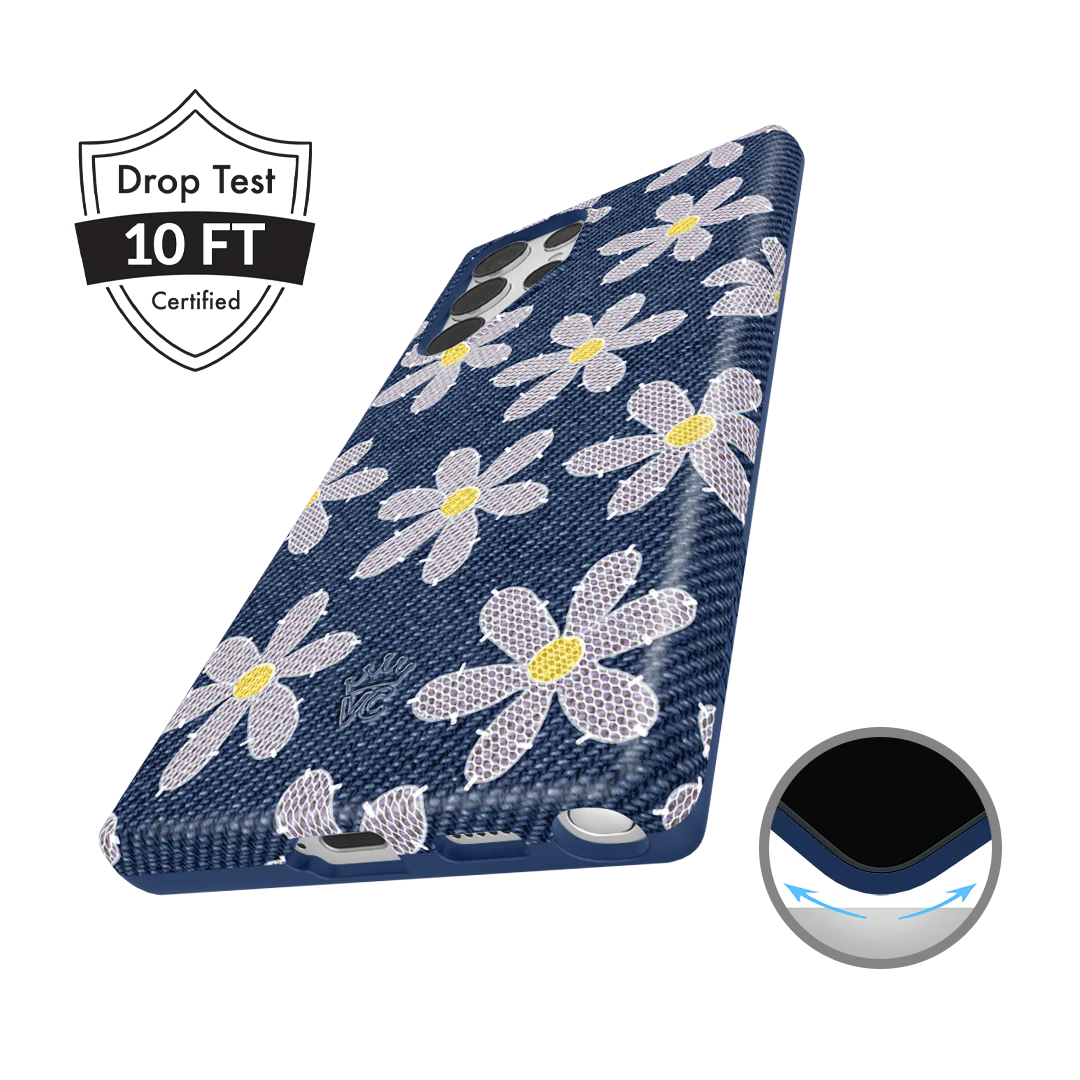 Denim Daisy Samsung Case - Image 82