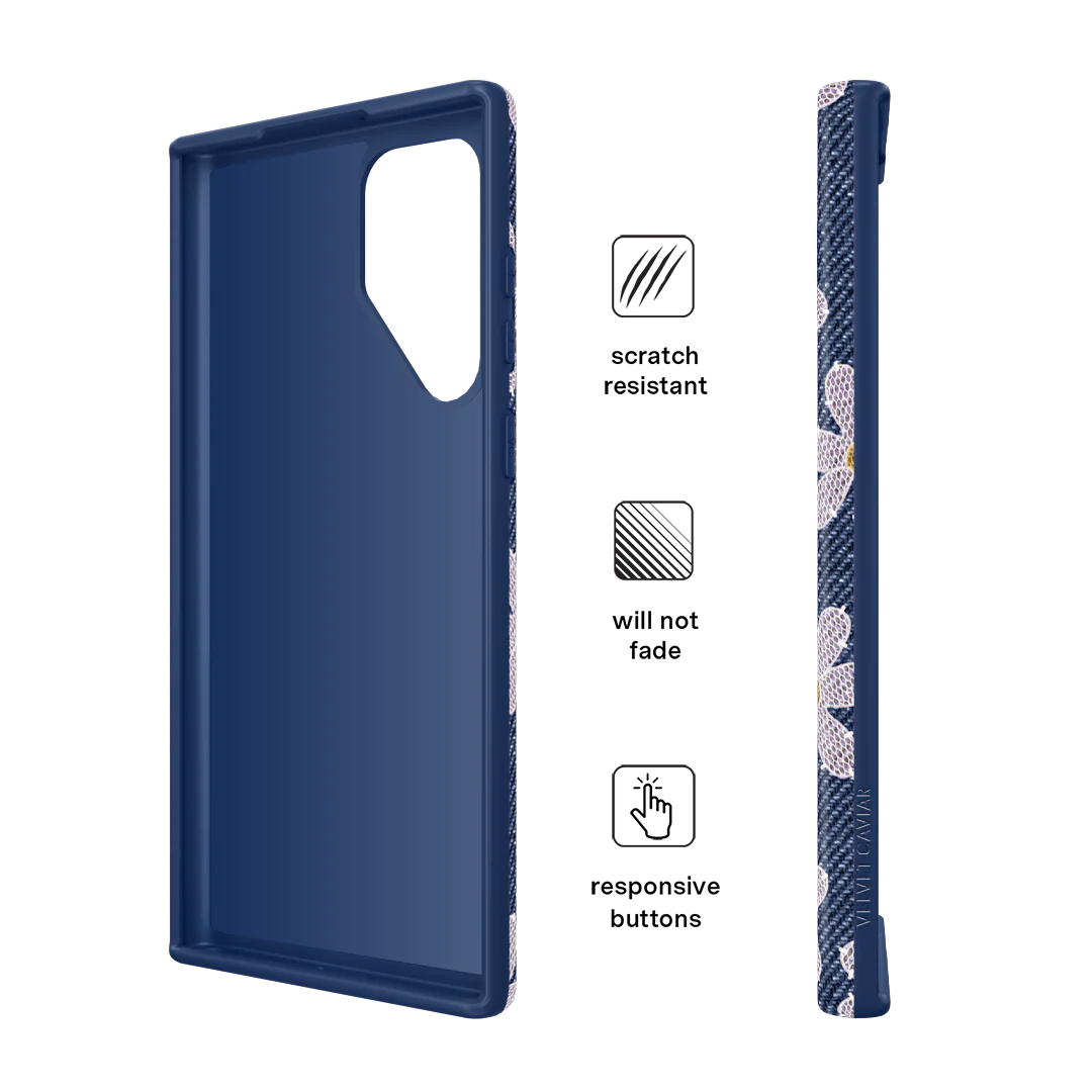 Denim Daisy Samsung Case - Image 83