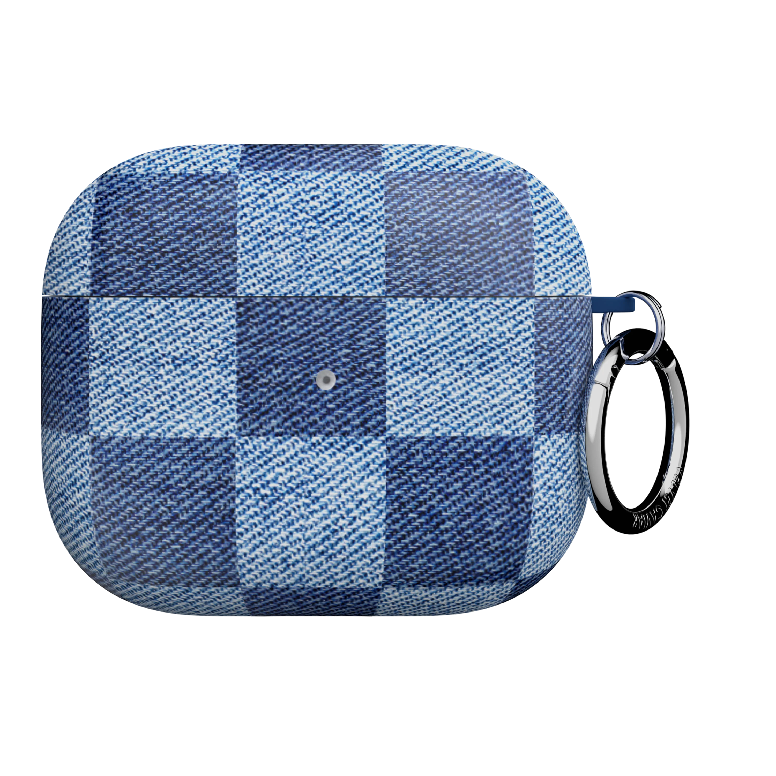 Denim Vibe Checkered AirPod Case - Image 11