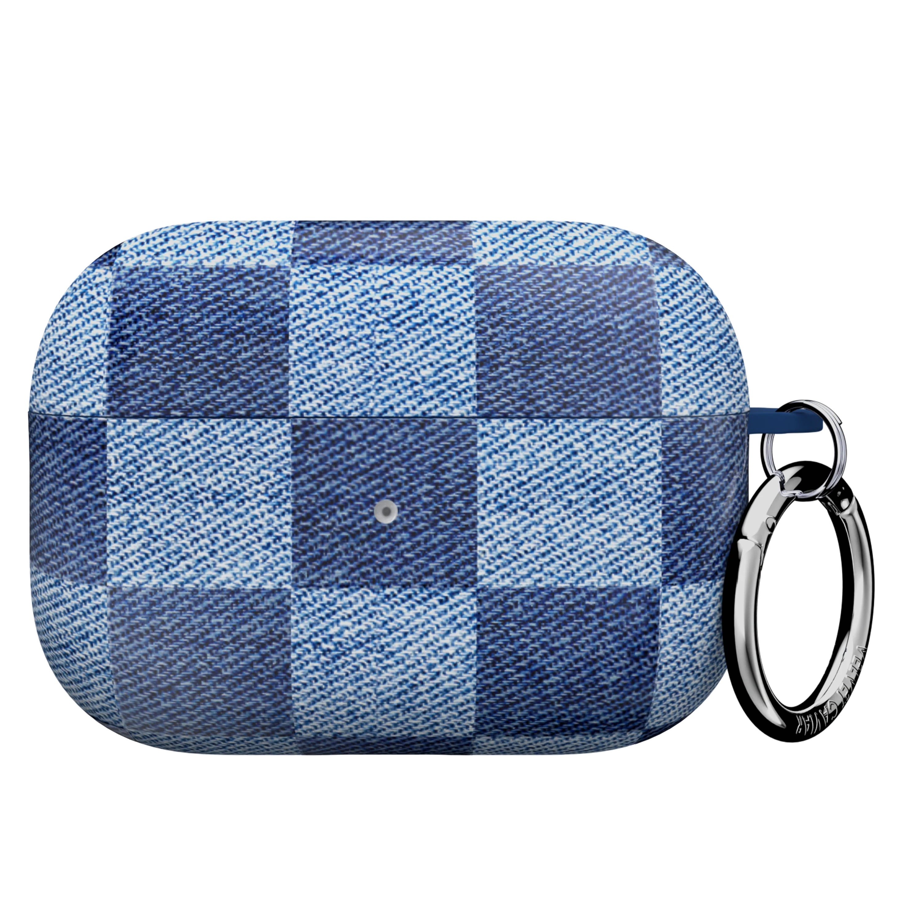 Denim Vibe Checkered AirPod Case - Image 6