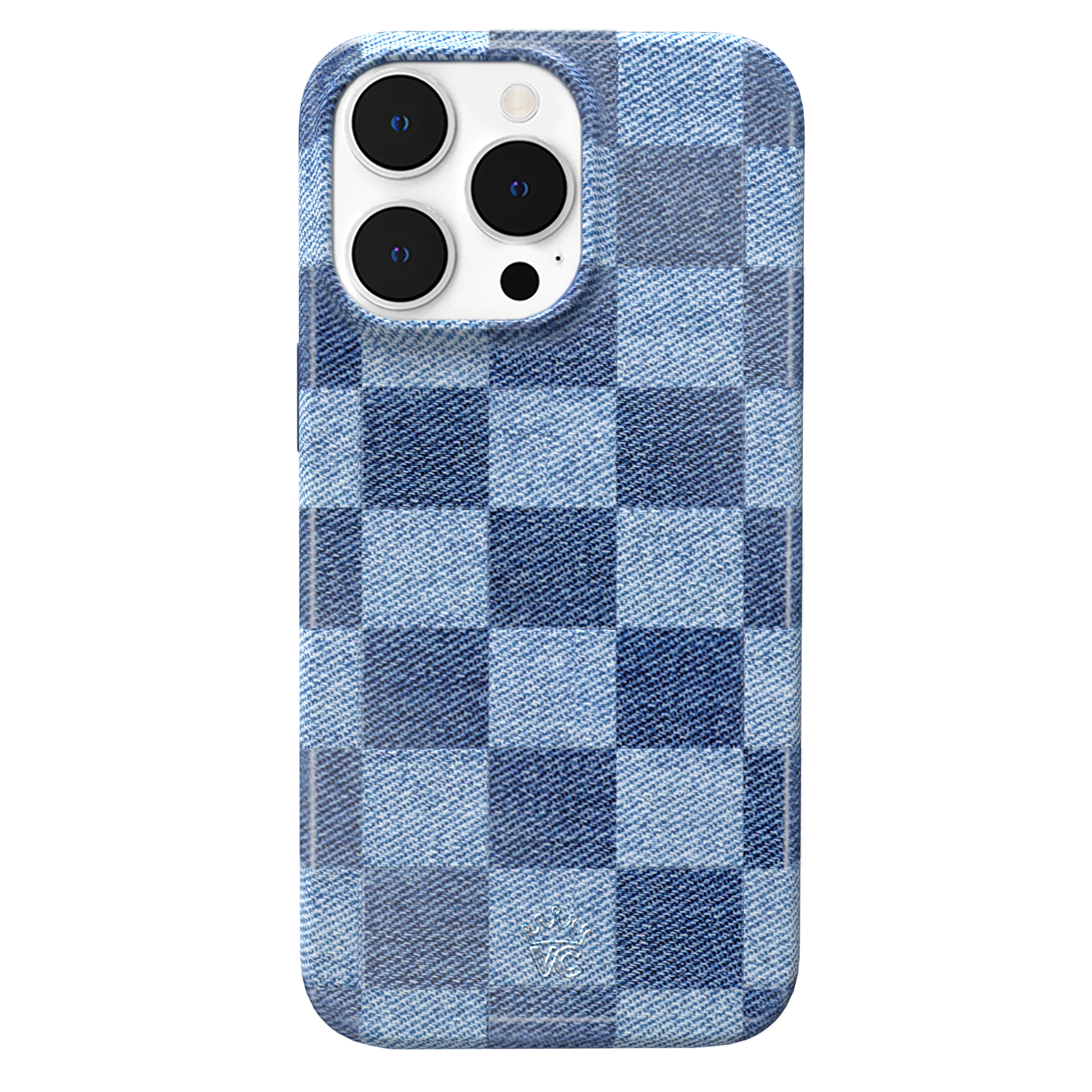Denim Vibe Checkered iPhone Case - Image 25