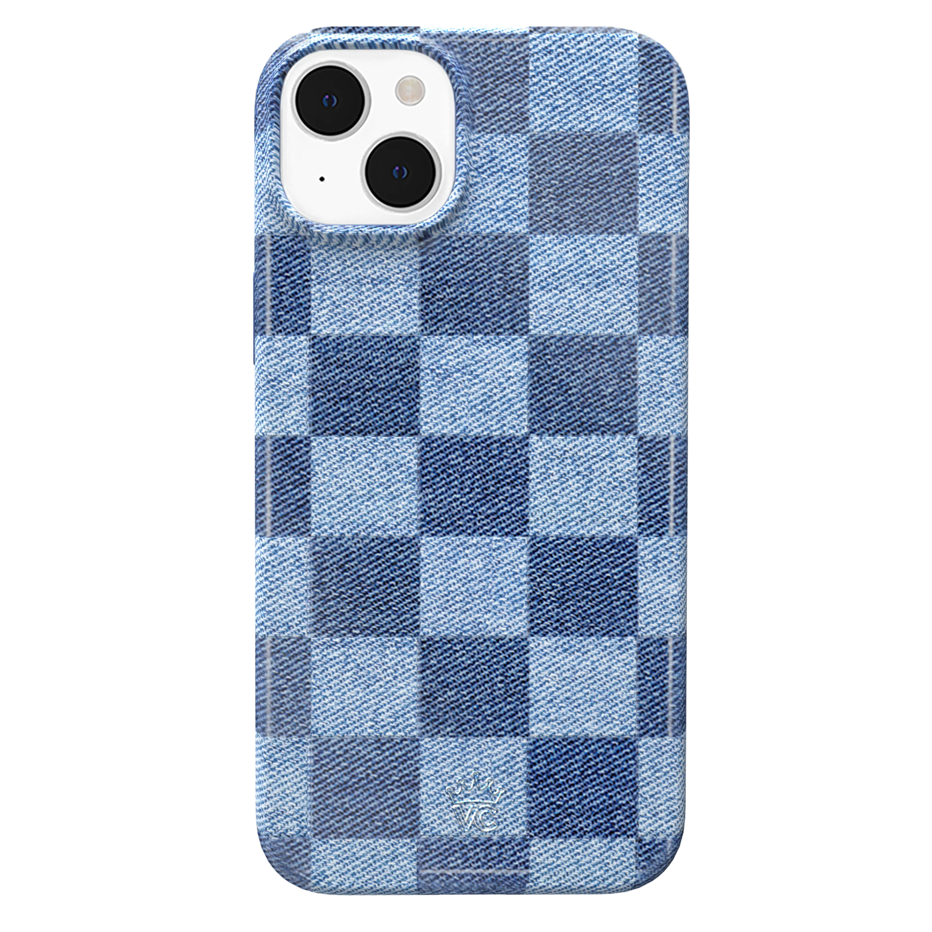 Denim Vibe Checkered iPhone Case - Image 43