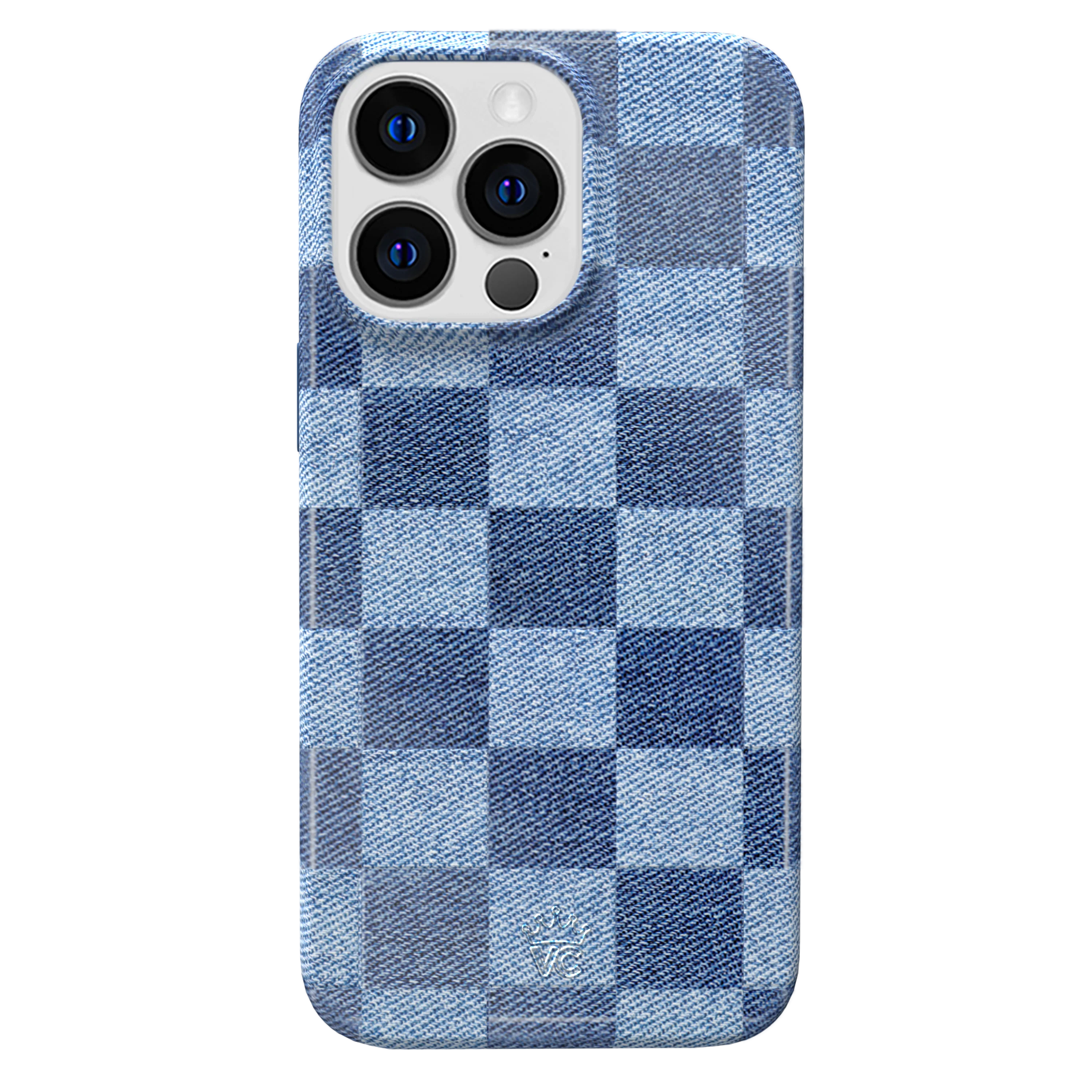 Denim Vibe Checkered iPhone Case - Image 49