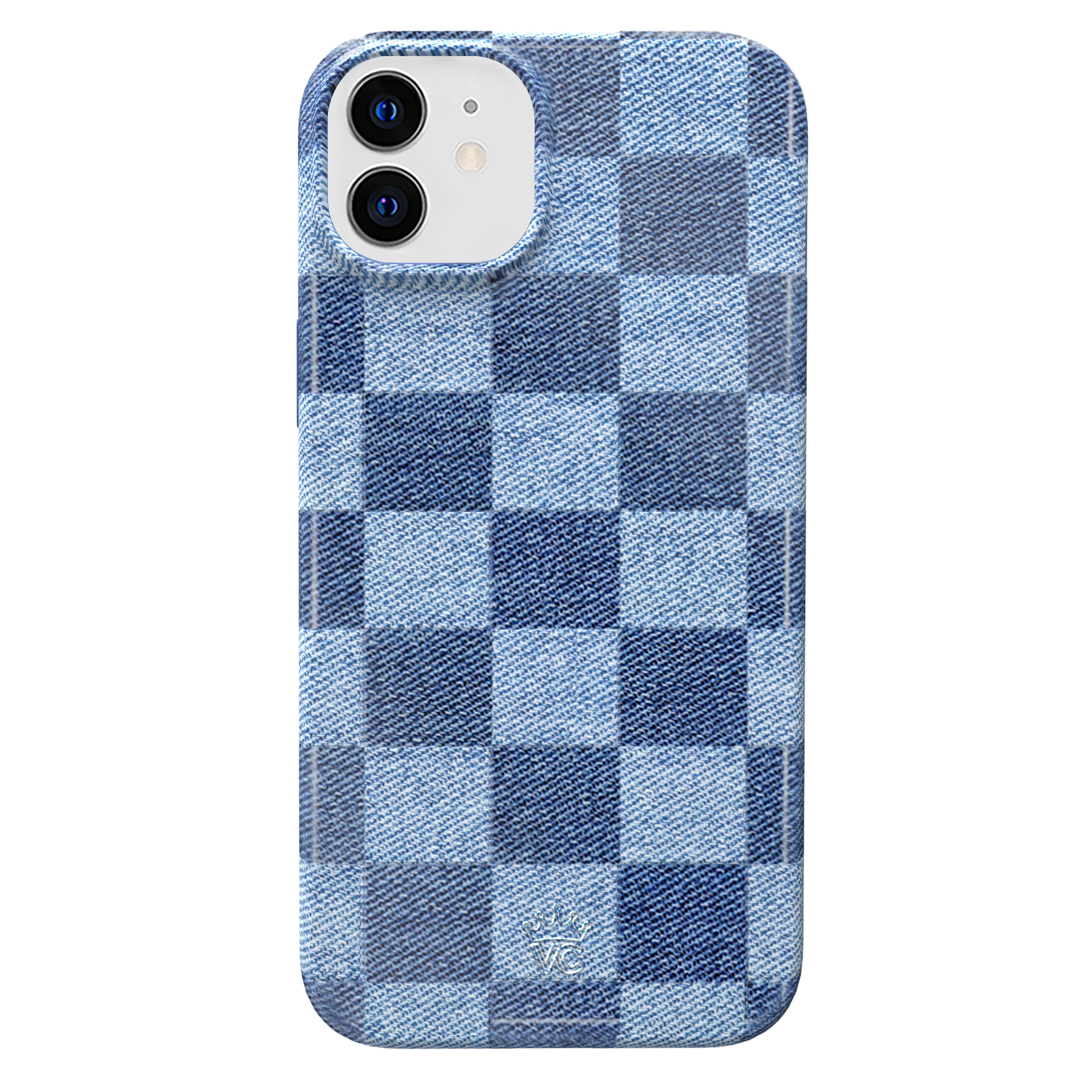 Denim Vibe Checkered iPhone Case - Image 91