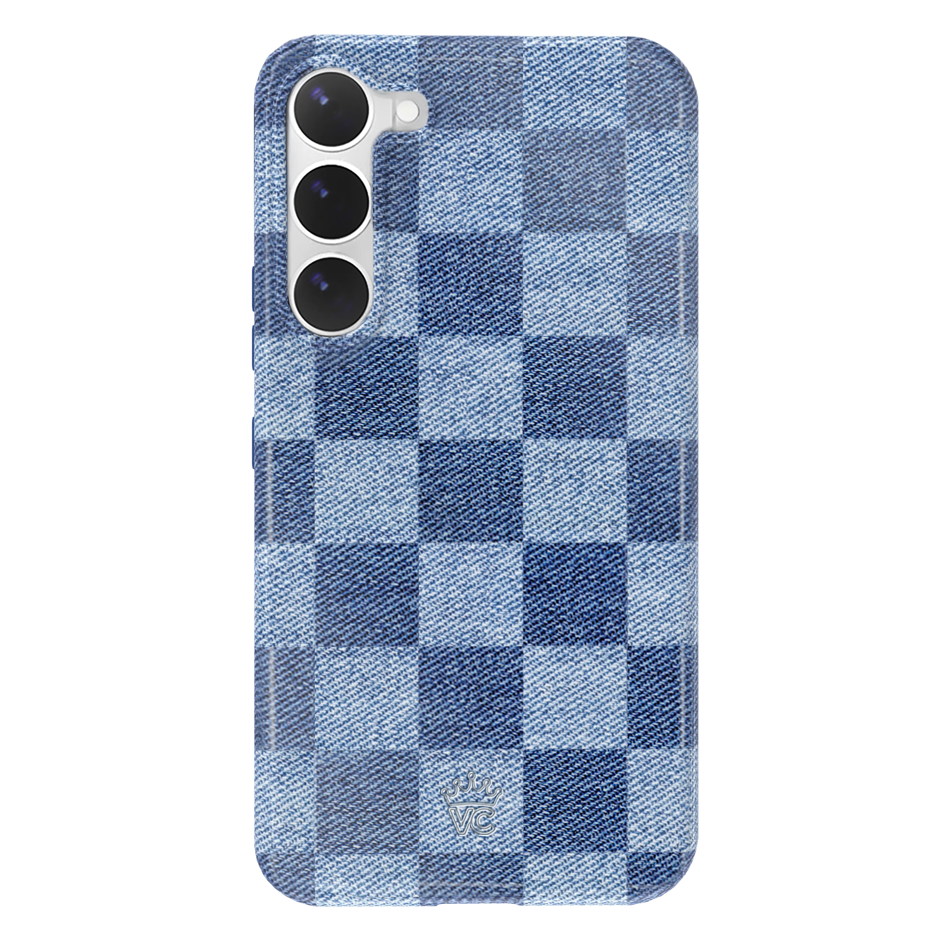 Denim Vibe Checkered Samsung Case - Image 21