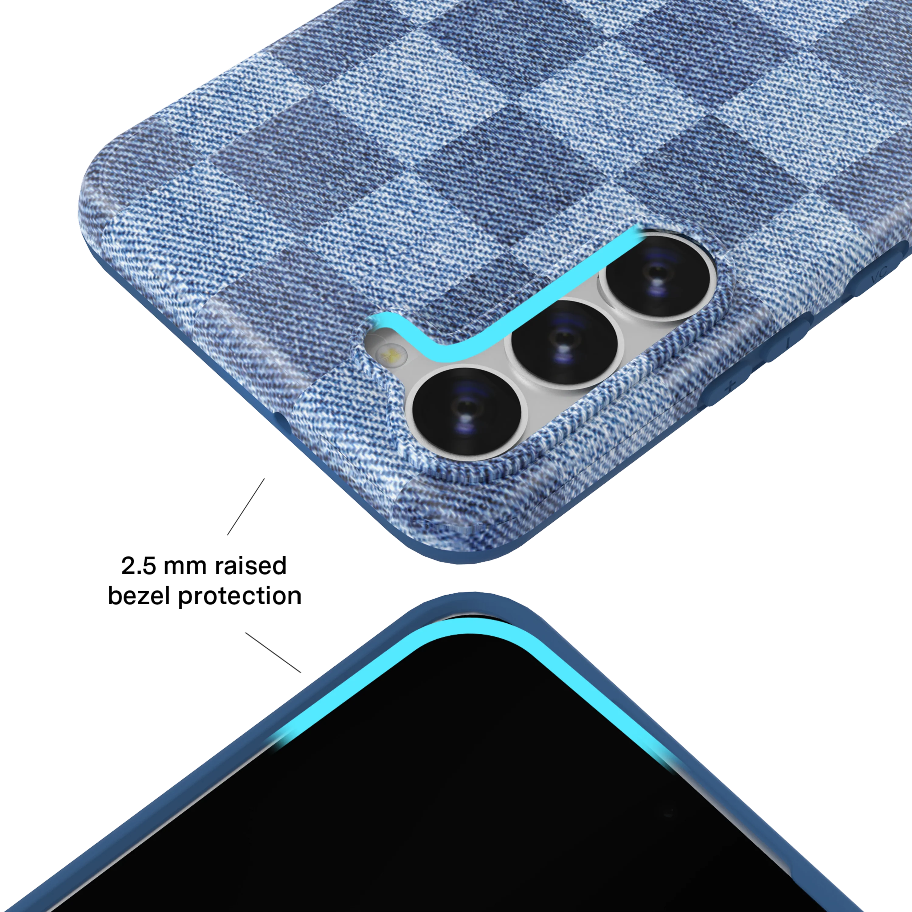 Denim Vibe Checkered Samsung Case - Image 22