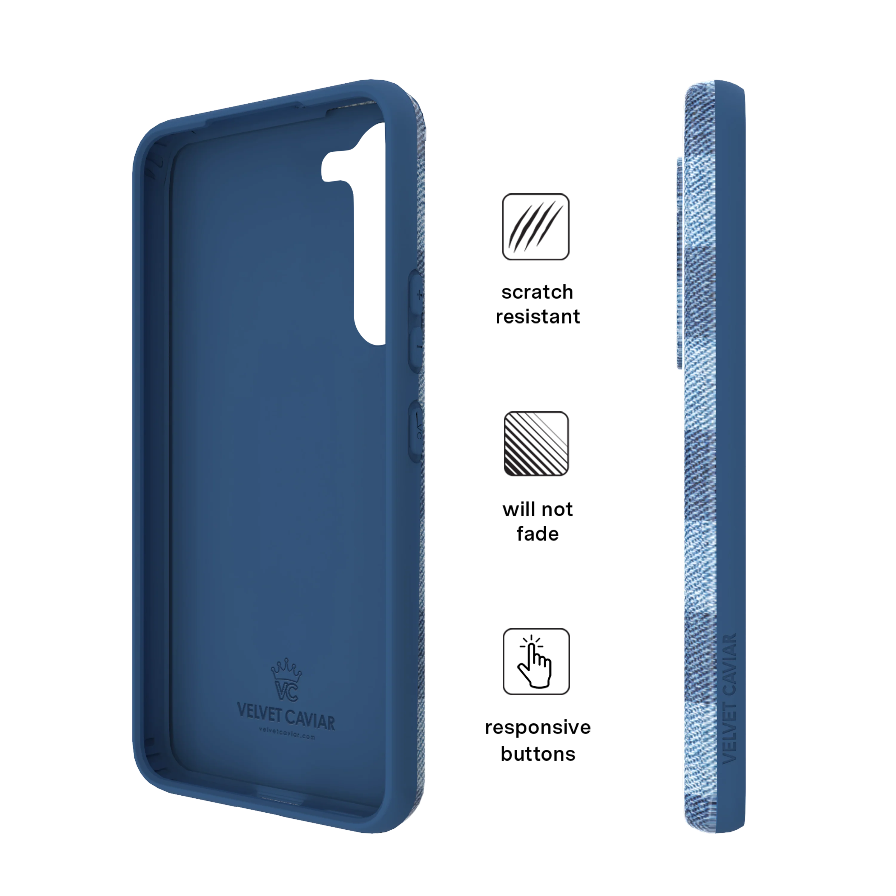Denim Vibe Checkered Samsung Case - Image 25