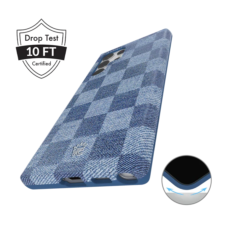 Denim Vibe Checkered Samsung Case - Image 29
