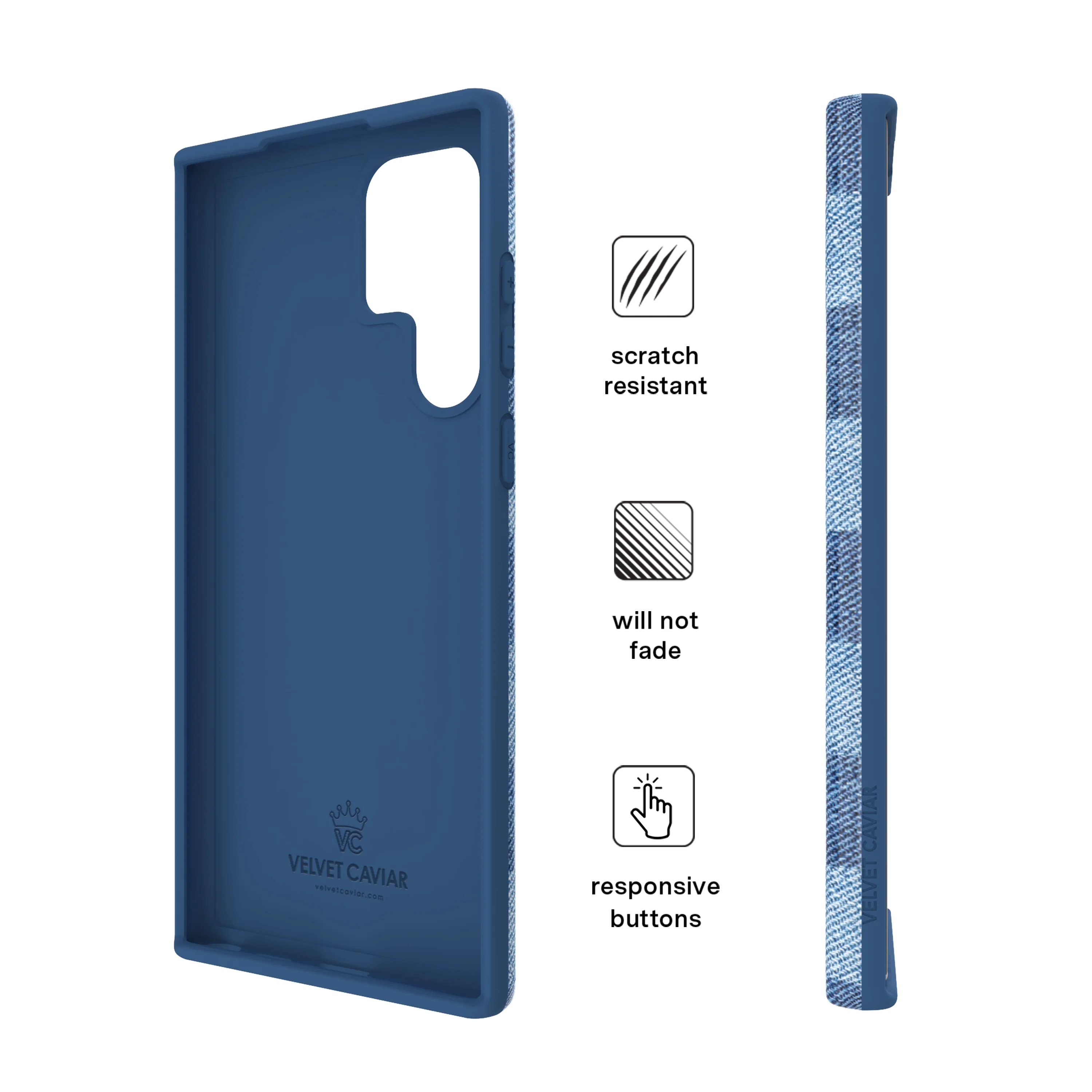 Denim Vibe Checkered Samsung Case - Image 30