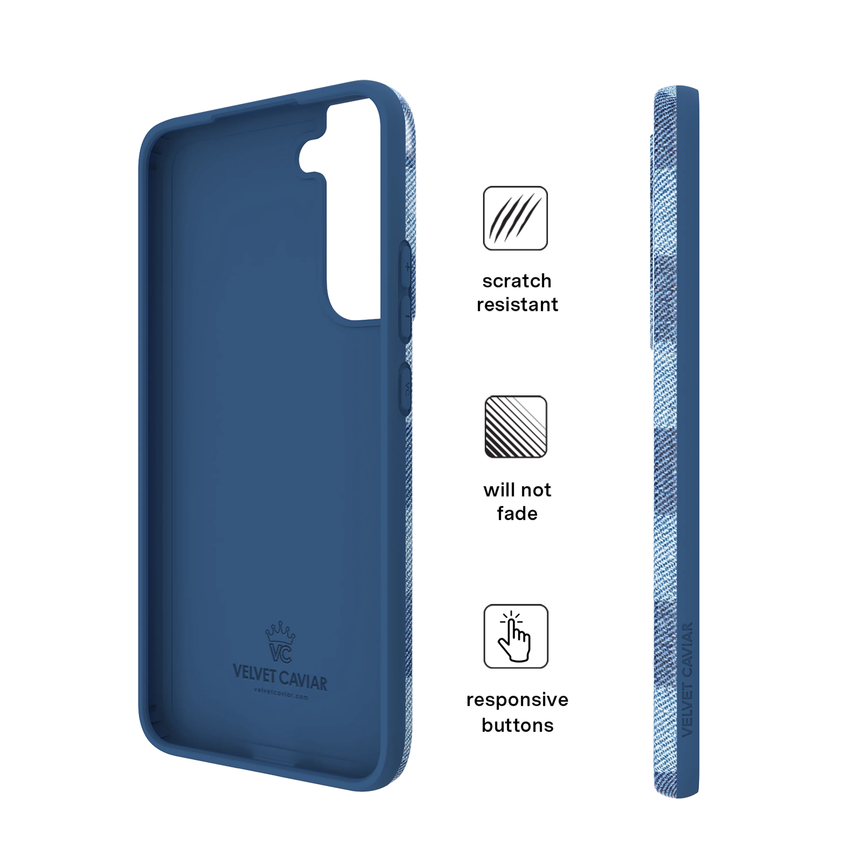 Denim Vibe Checkered Samsung Case - Image 39