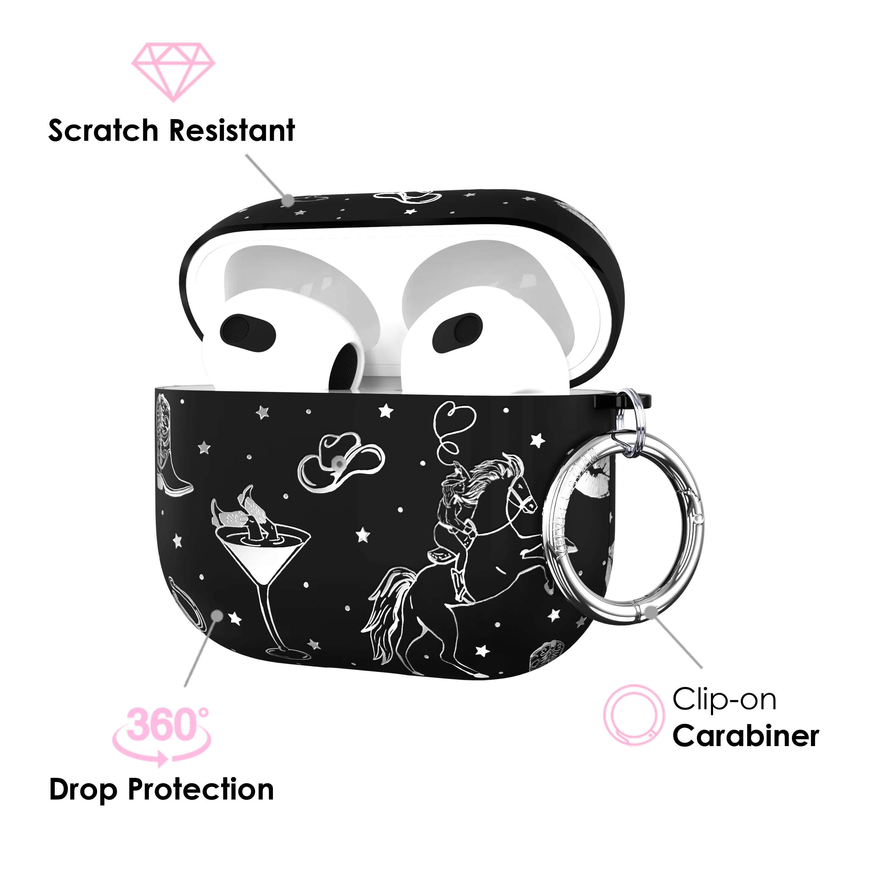 Disco Cowgirl AirPod Case - Image 13
