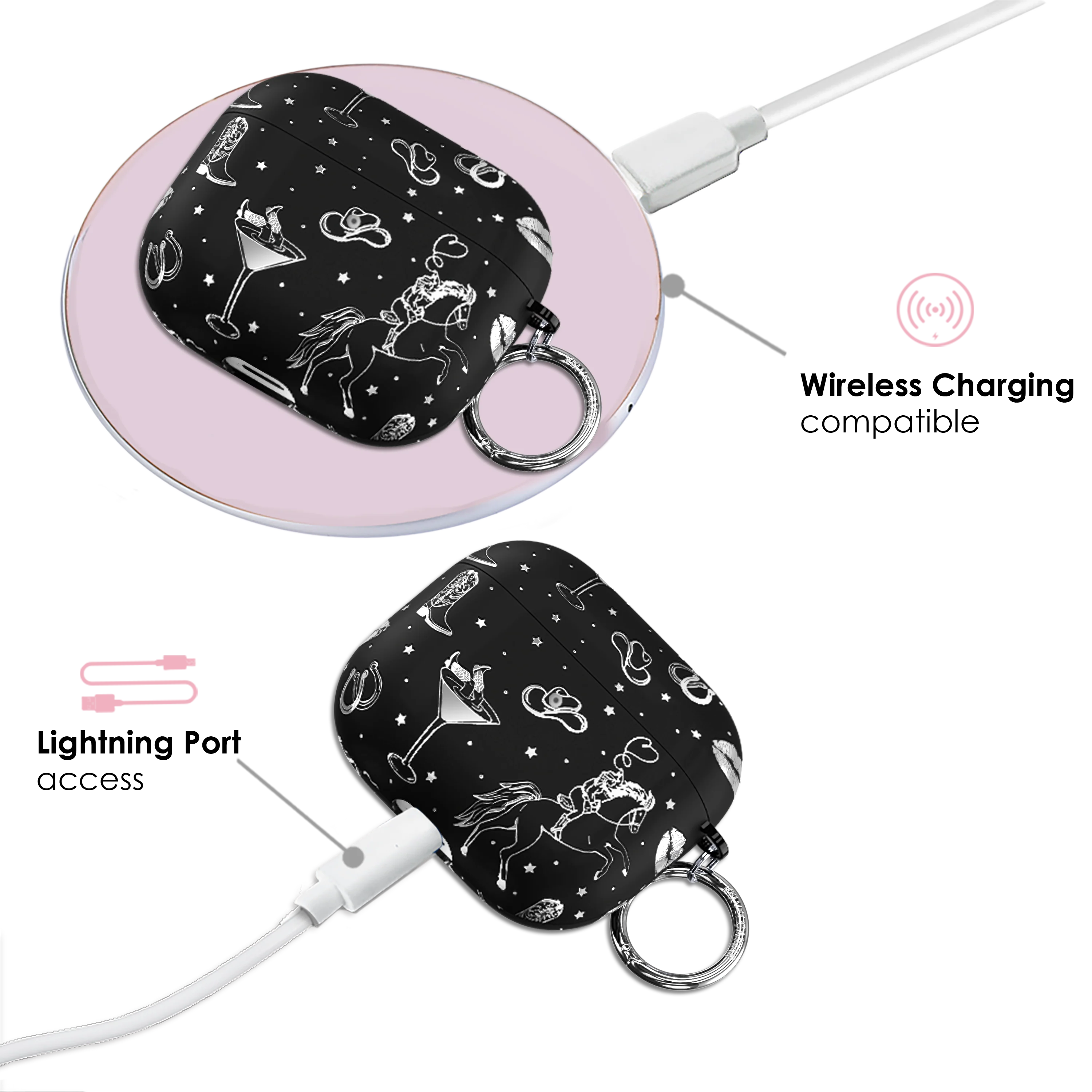 Disco Cowgirl AirPod Case - Image 14