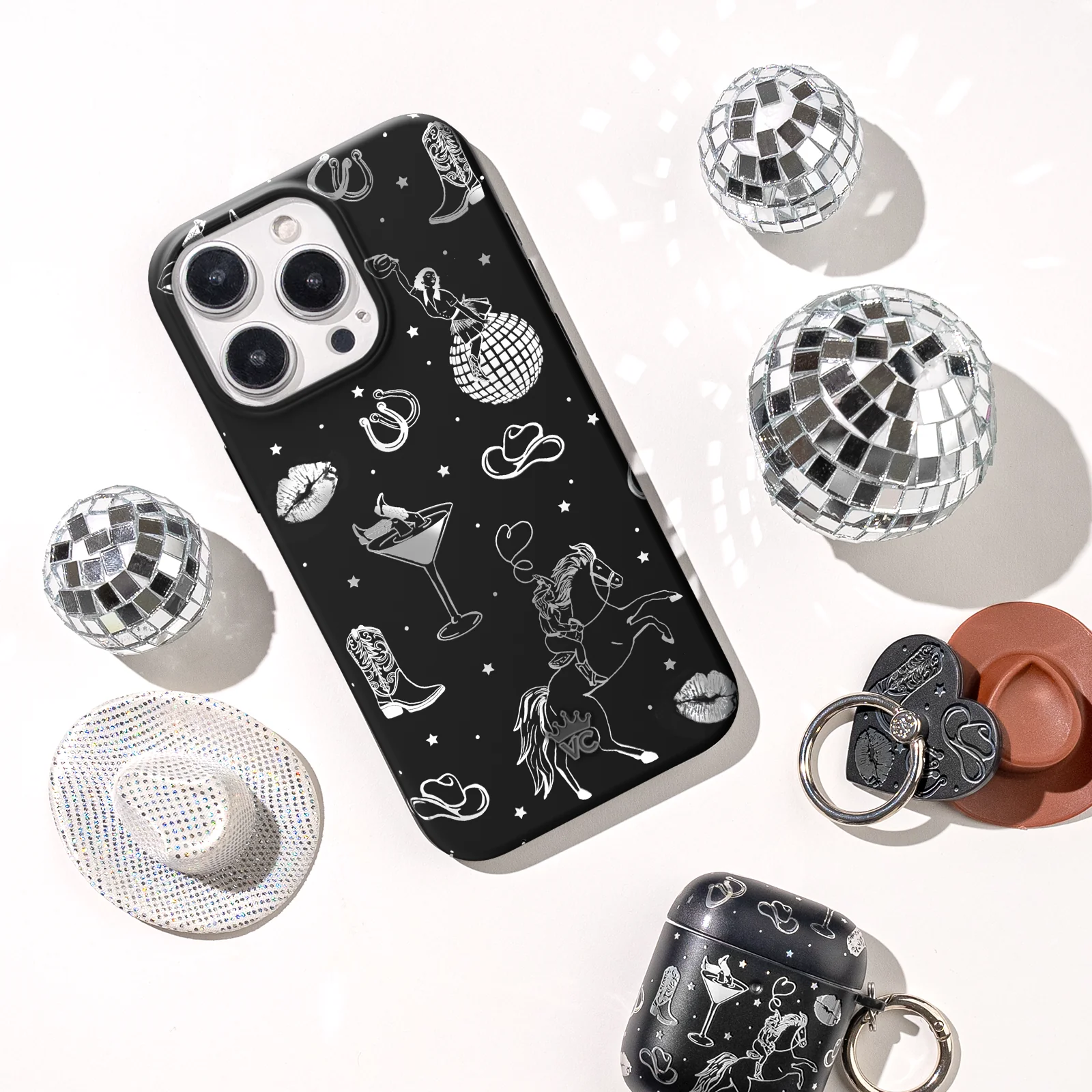 Disco Cowgirl AirPod Case - Image 2