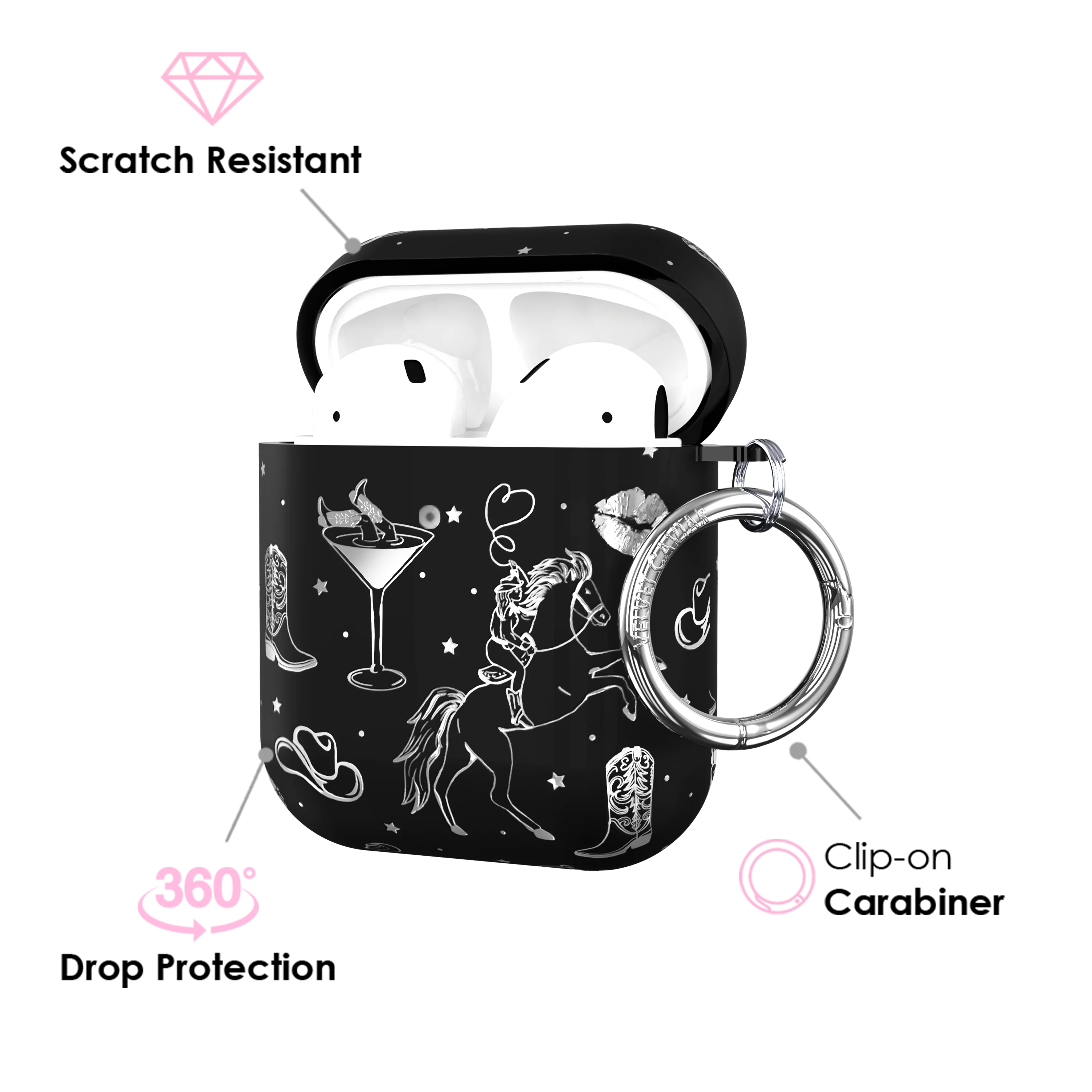Disco Cowgirl AirPod Case - Image 3