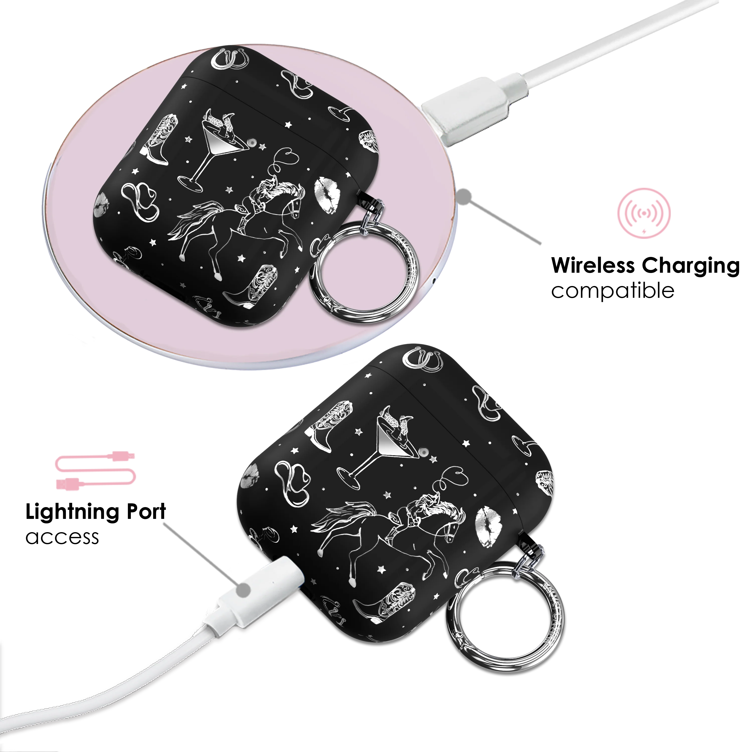 Disco Cowgirl AirPod Case - Image 4