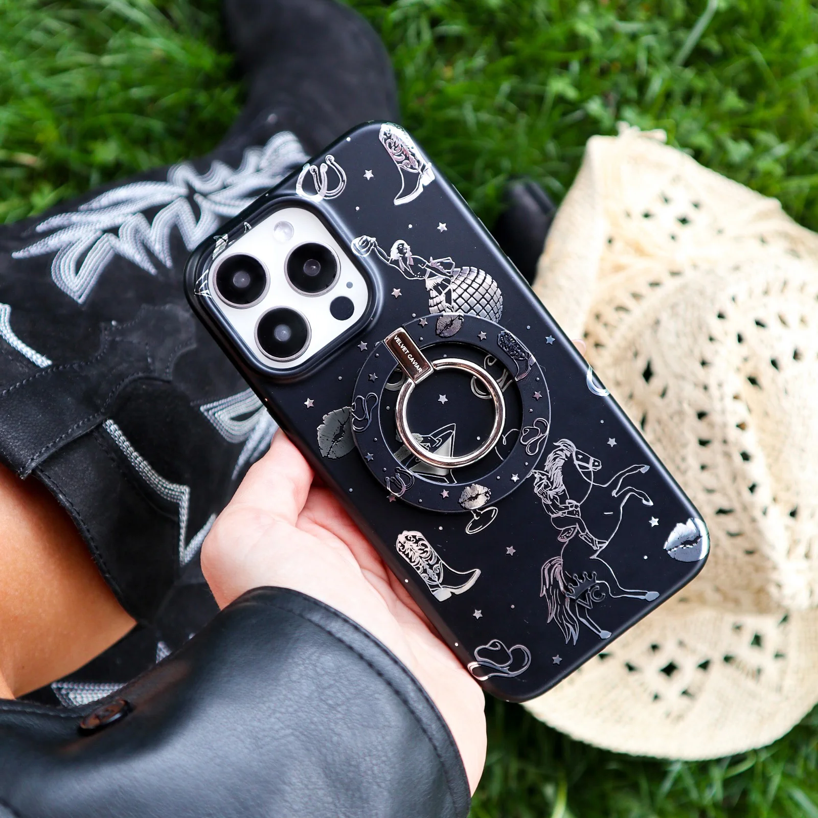 Disco Cowgirl MagSafe Grip Ring - Image 2